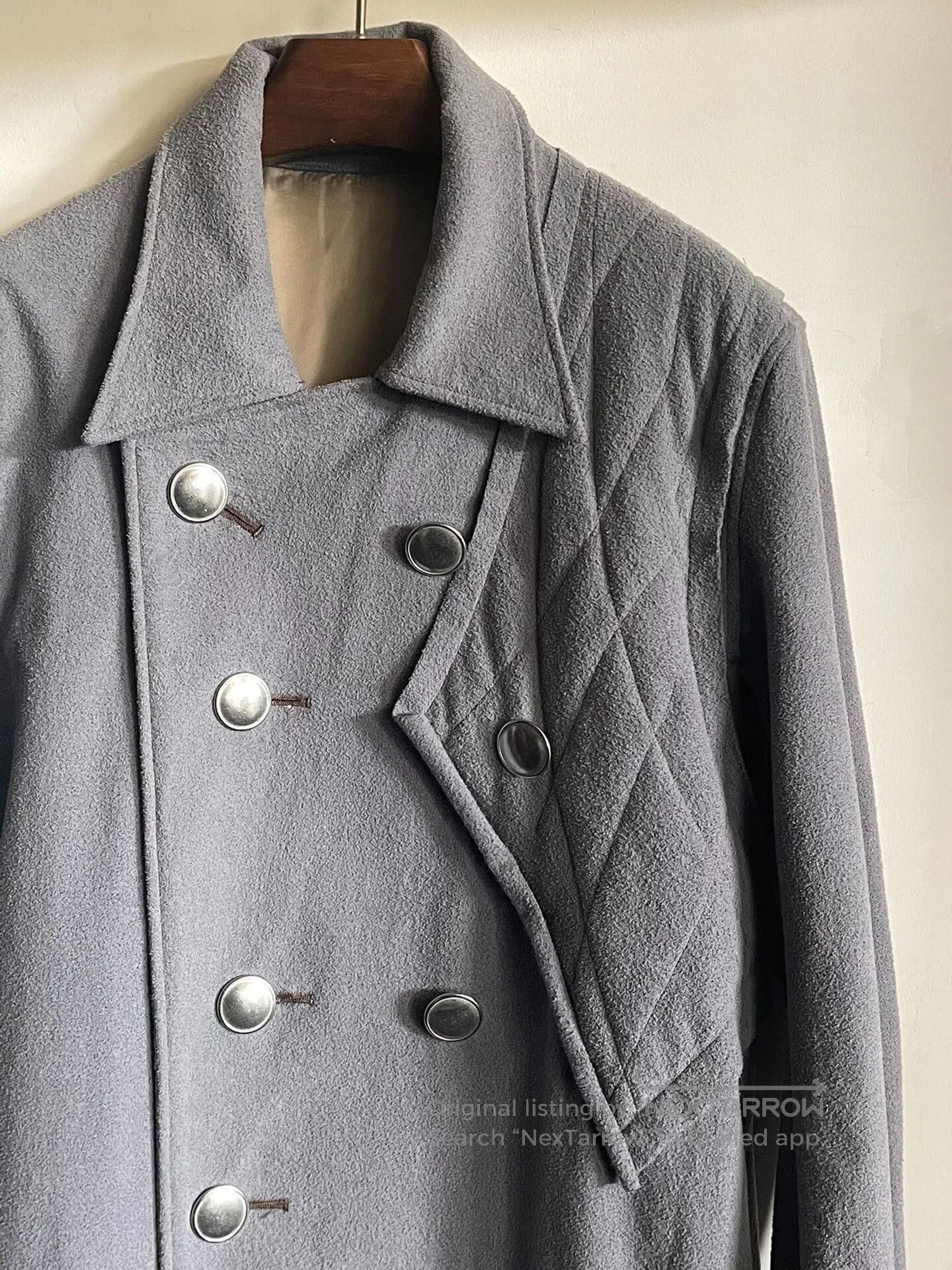 Sulvam Sulvam Sailor Coat in Gray. Size US M / EU 48-50 / 2 - 3 Thumbnail