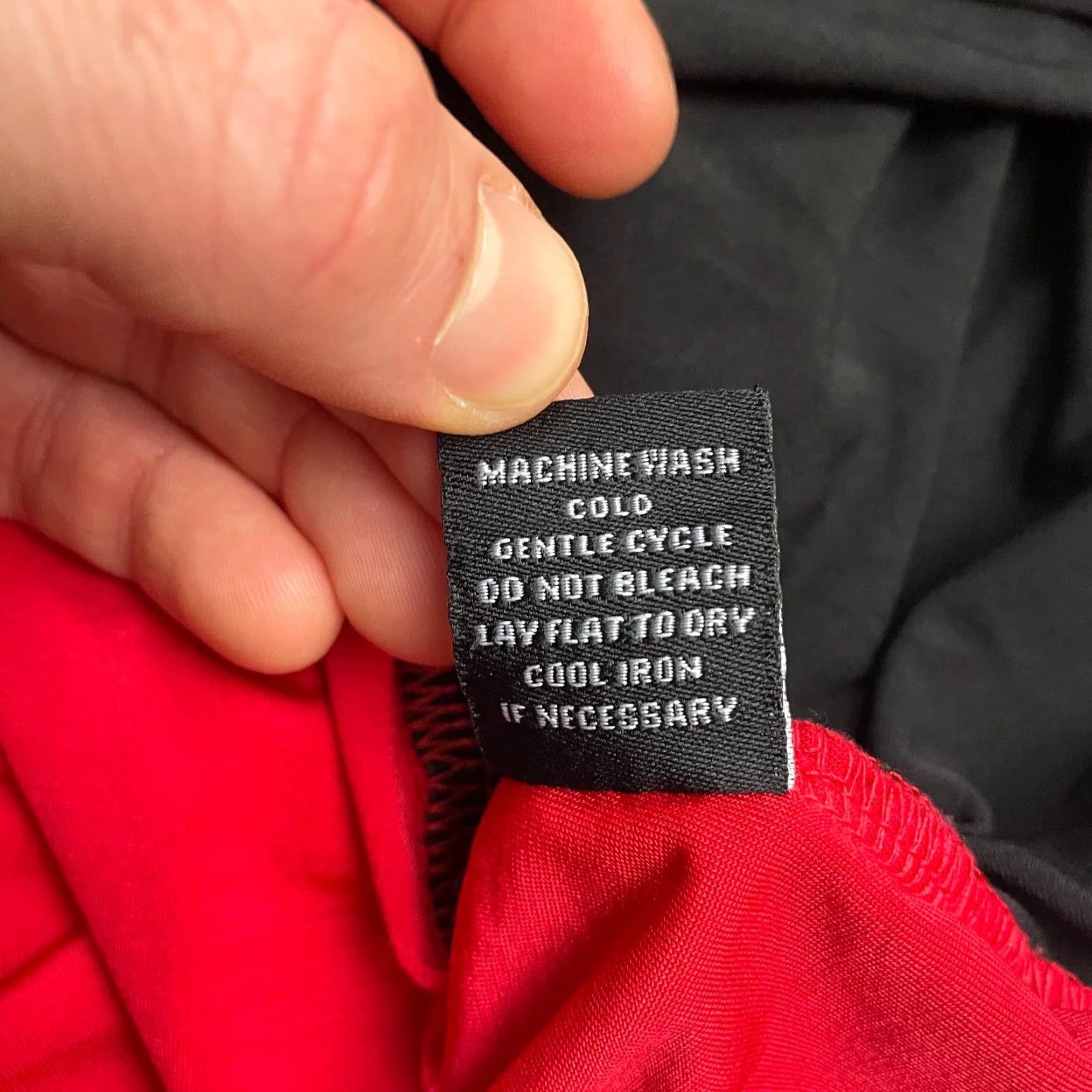 Vintage New Directions Cardigan Blouse Womens 2X Red Black Chain Necklace Stretch Knit Solid Long Sleeve Casual/Workwear Women's Plus Size Size XXL / US 16-18 / IT 52-54 - 7 Thumbnail