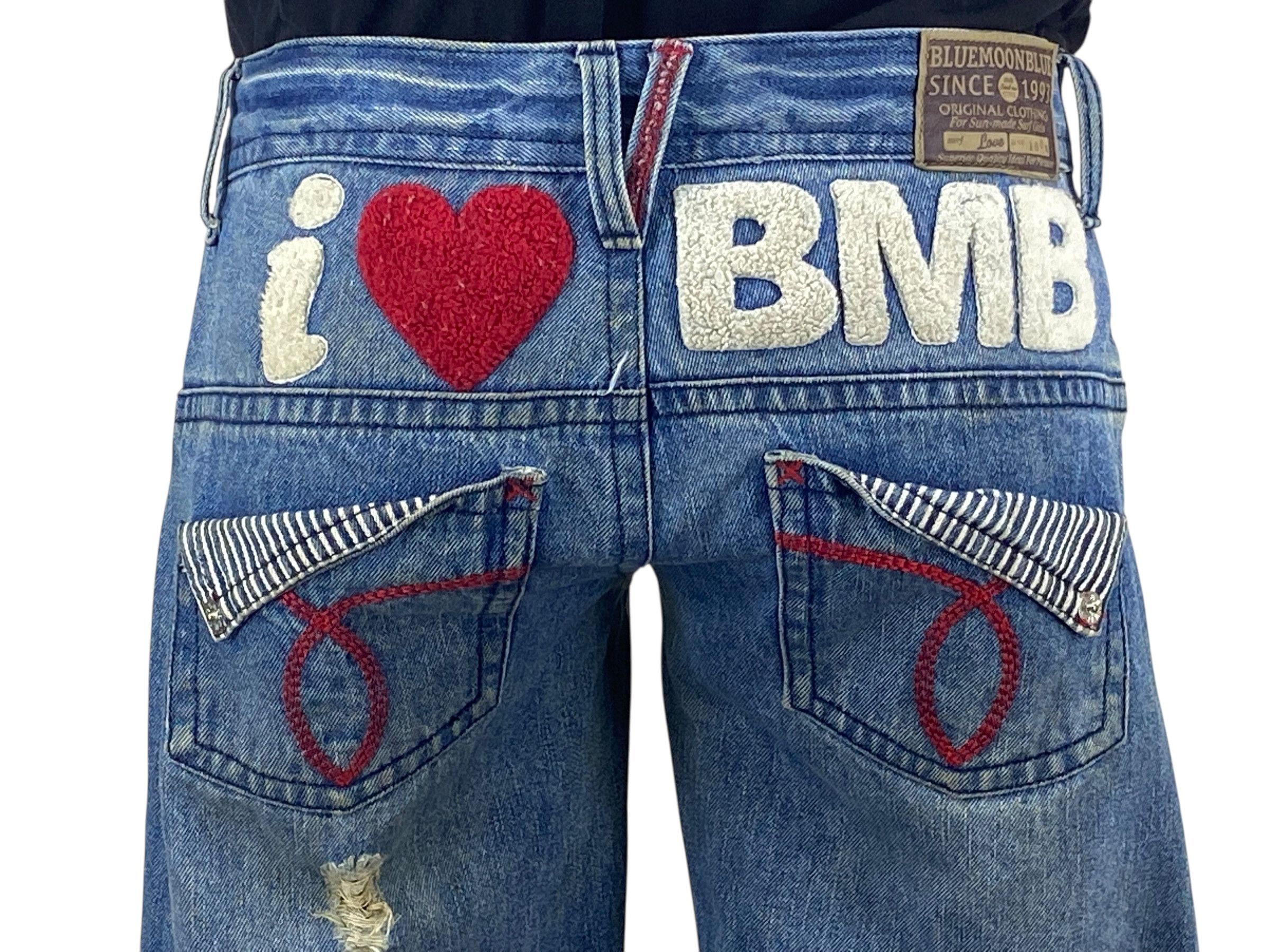 Japanese Brand Blue Moon Blue Japan Denim Jeans Japanese Surf Jeans Pants Size US 31 - 5 Thumbnail