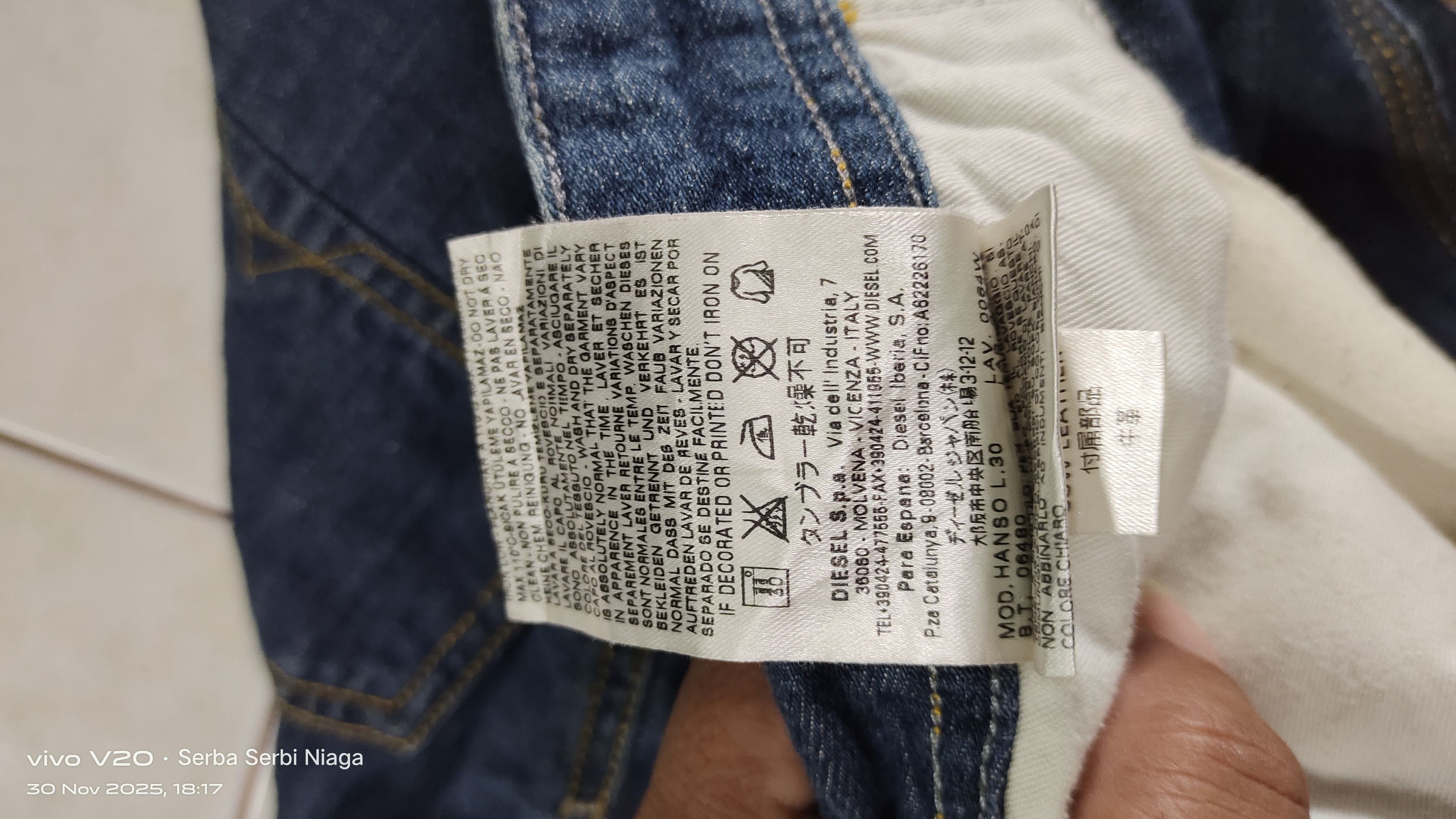Diesel Diesel jeans HANSO Size US 36 / EU 52 - 9 Thumbnail