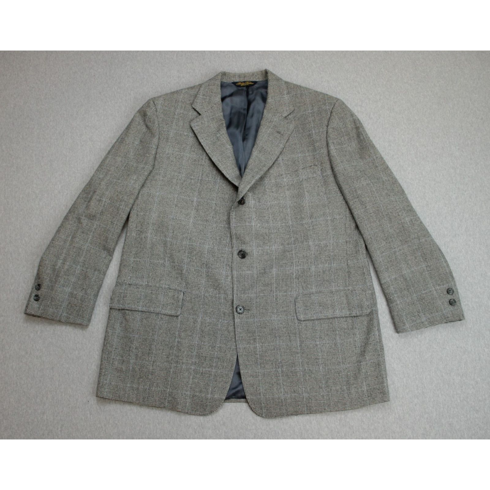 Brooks Brothers Brooks Brothers Blazer Mens 44R Glen Plaid 3 Buttons Size 44R - 2 Thumbnail