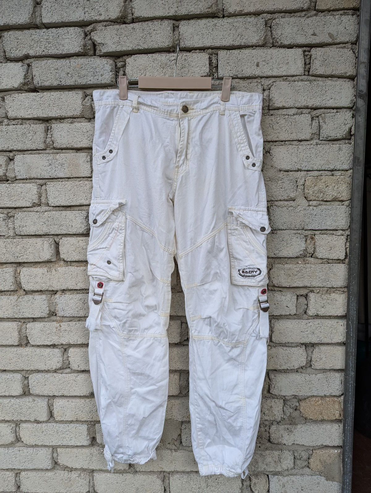 Japanese Brand × Voodoo Tactical White Men Cargo Trousers Pants B.D.City Vogue Classic Size US 36 / EU 52 - 1 Thumbnail