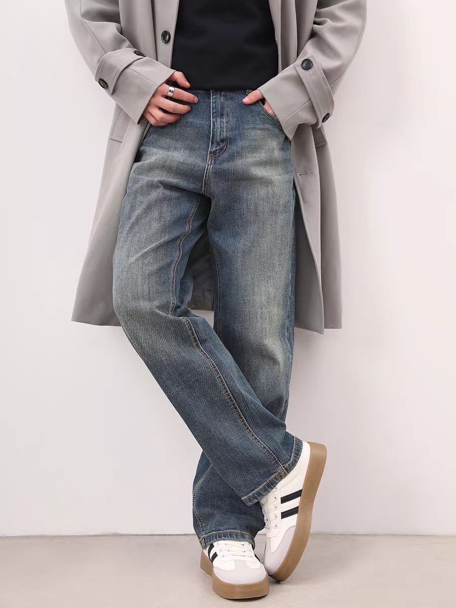 Japanese Brand × Vintage Vintage street washed and aged stretch casual jeans Y2K Size US 34 / EU 50 - 3 Thumbnail