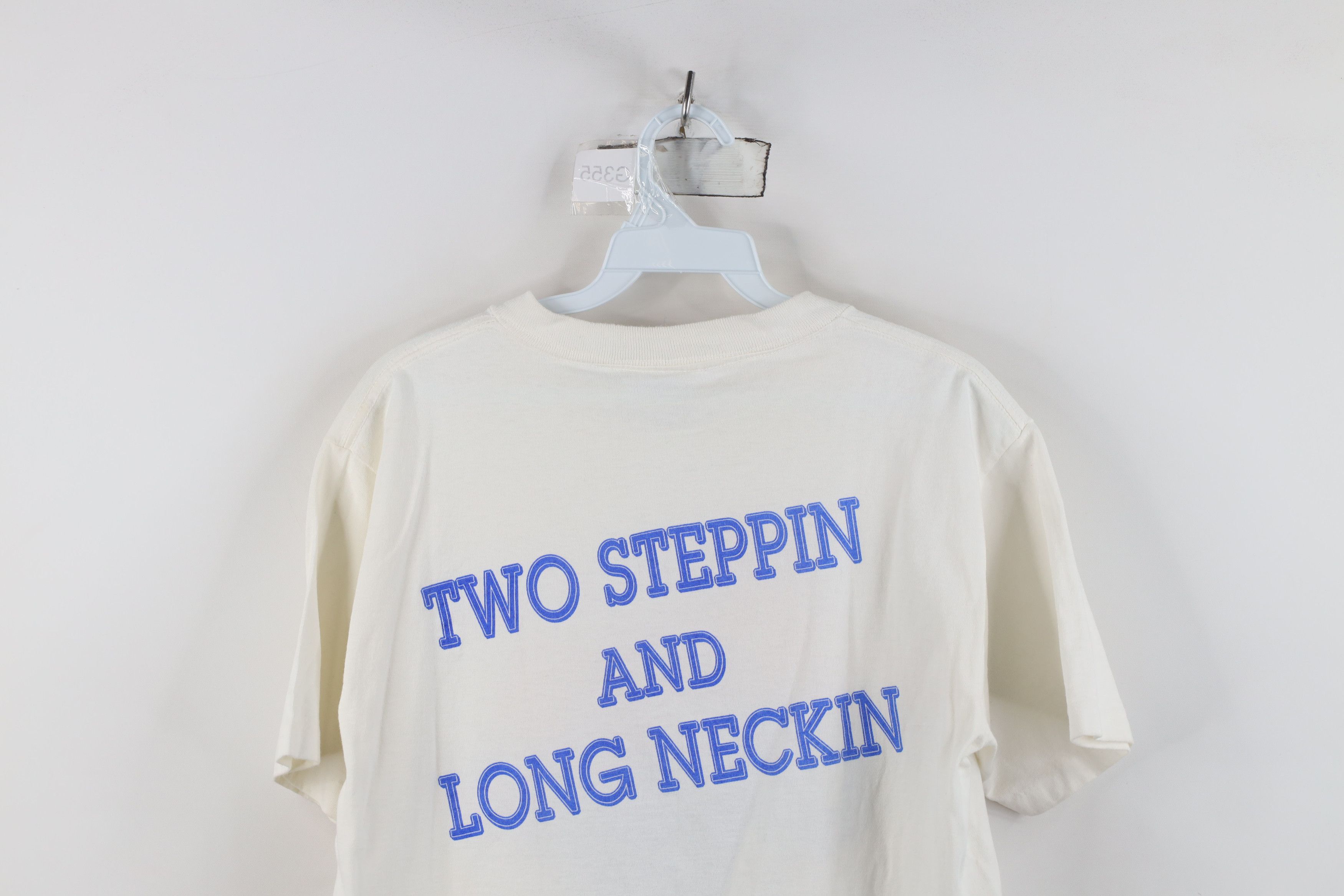 Vintage Vintage 90s of Texas Two Steppin Long Necking T-Shirt USA Size US M / EU 48-50 / 2 - 11 Thumbnail