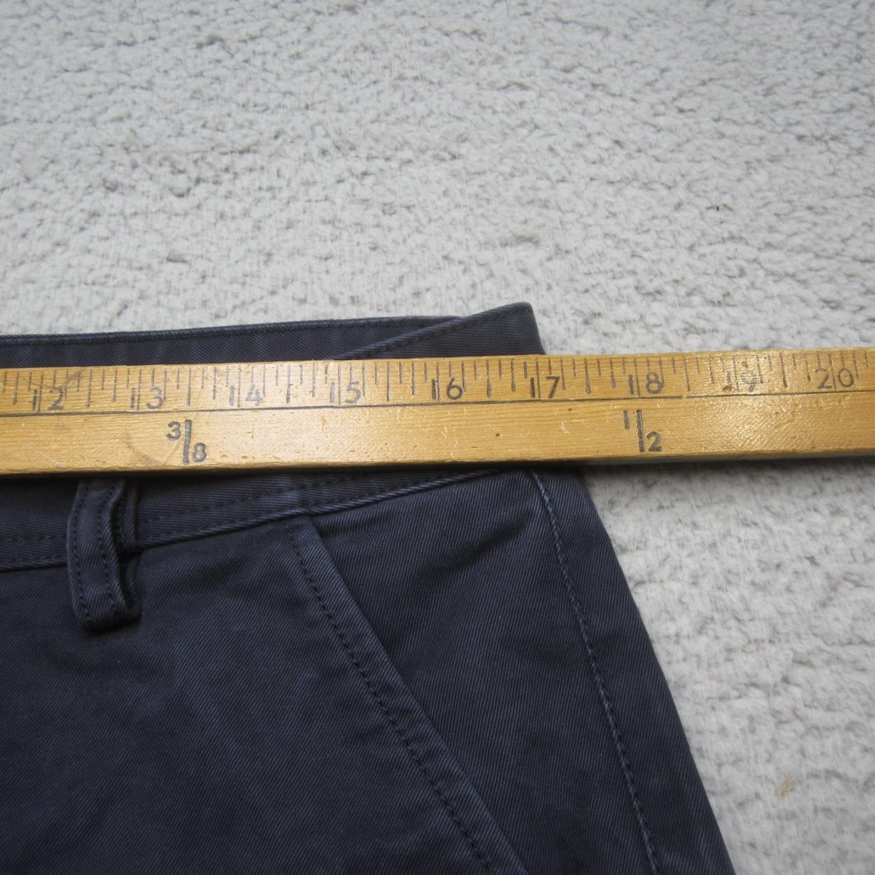 Vintage Todd Shelton Pants Mens 33x34 Navy Blue Straight Chino Basic Made in USA Casual Preppy Jacket? Size US 33 - 4 Thumbnail