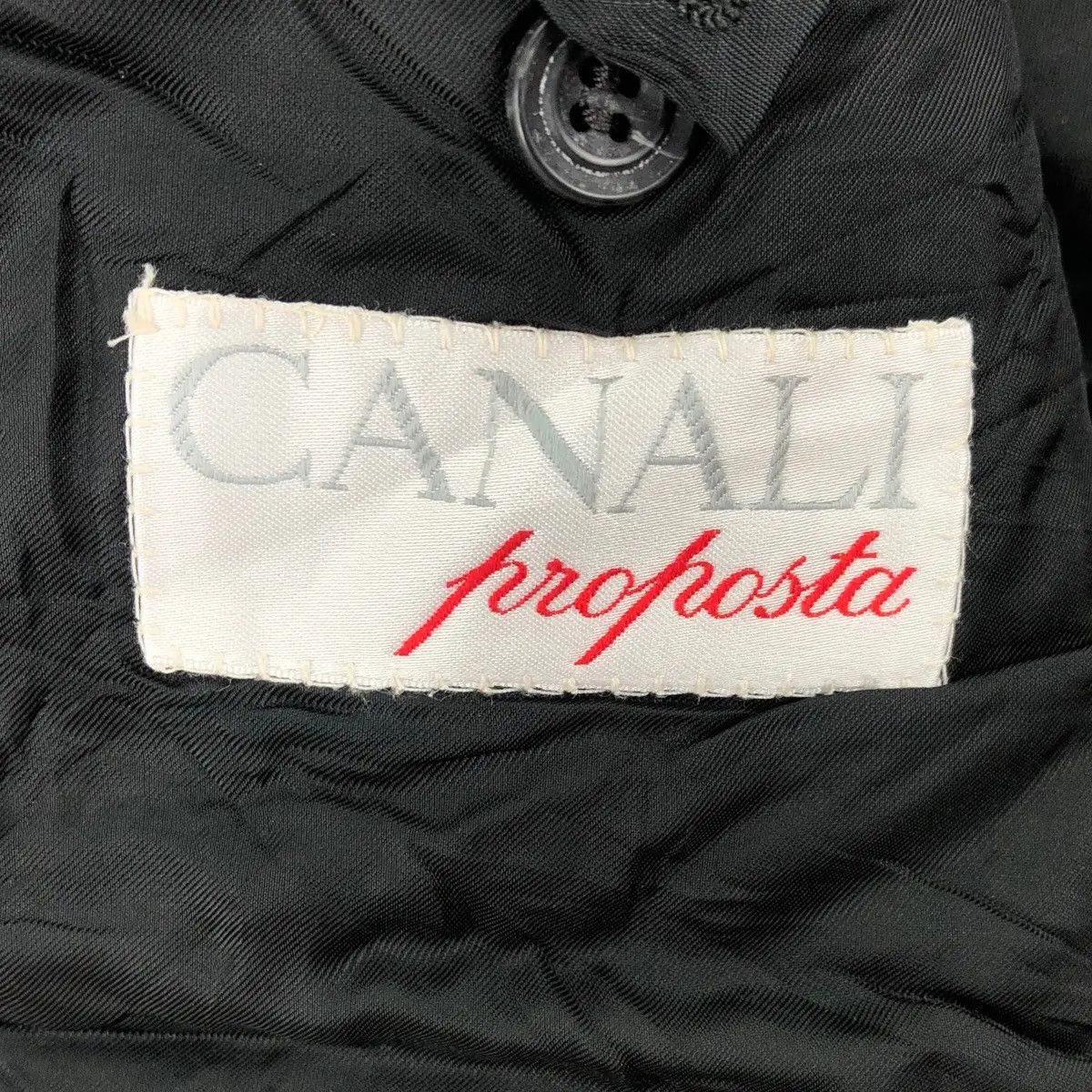 Canali Vtg CANALI PROPOSTA MARIO’S Double Breasted Blazer Pea Coat Size 44R - 8 Thumbnail