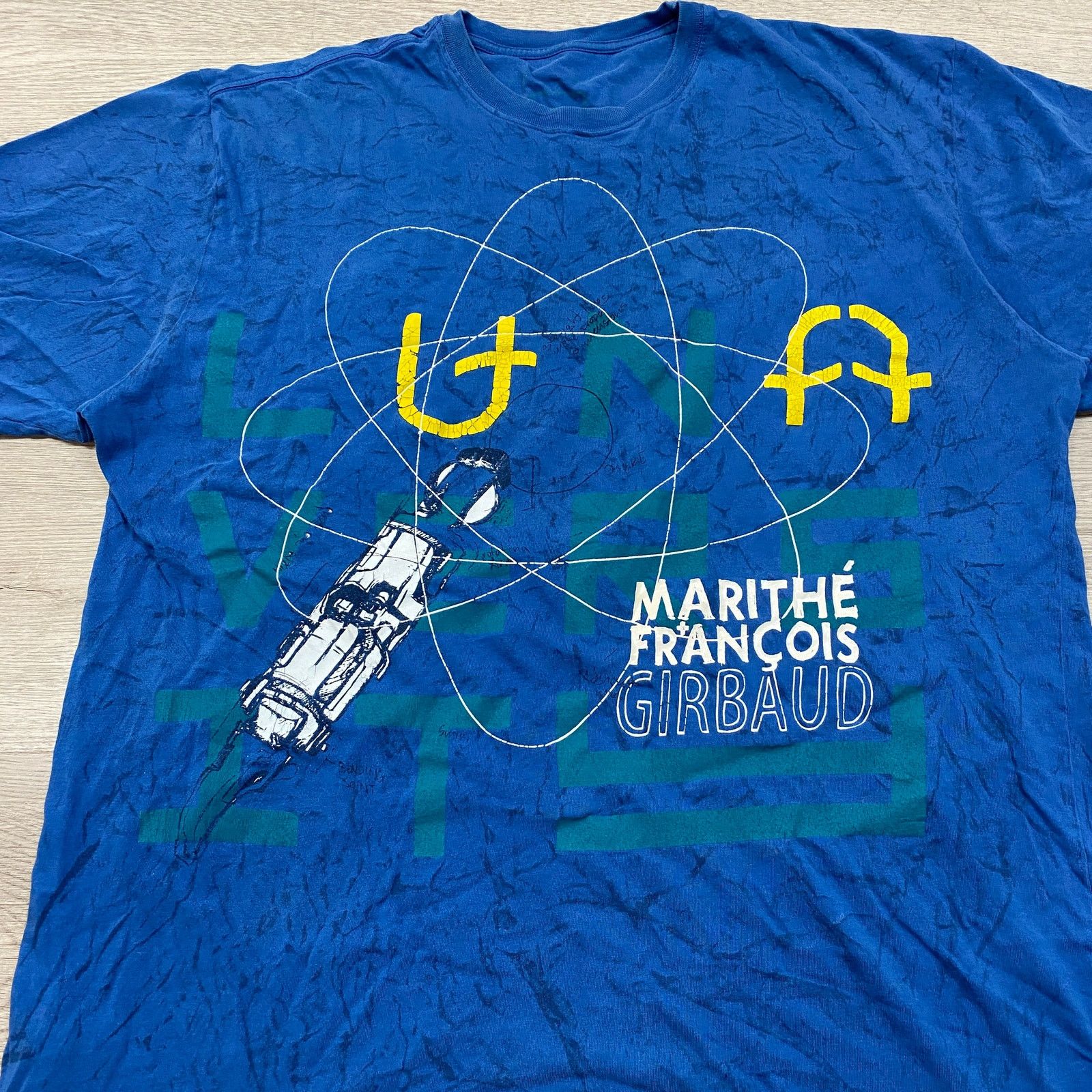 Marithe + Francois Girbaud × Vintage Marithe Francois Girbaud Y2K Atom Lunaversity T Shirt Men XL Size US XL / EU 56 / 4 - 2 Thumbnail