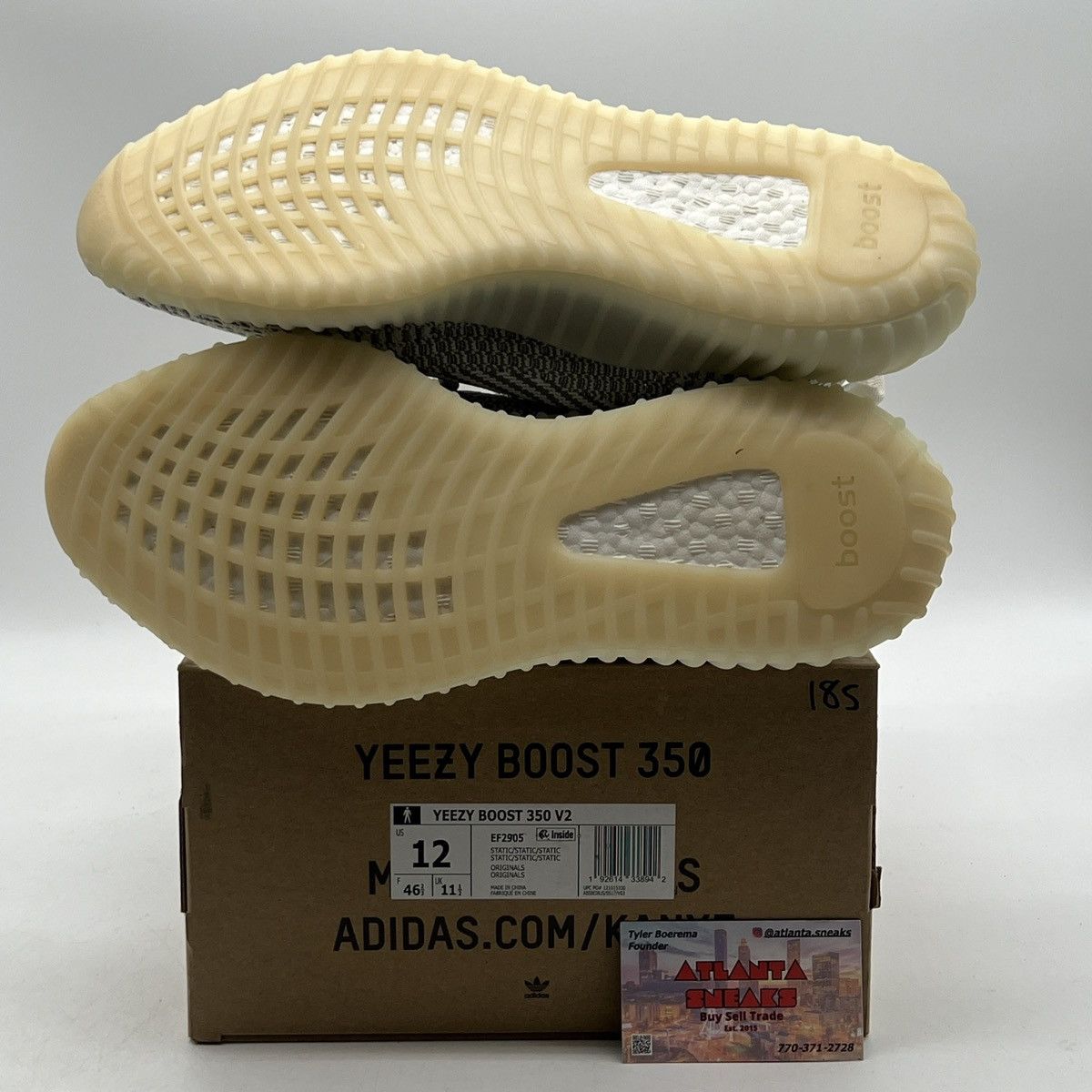 Adidas Yeezy boost 350 static non reflective Size US 12 / EU 45 - 8 Thumbnail