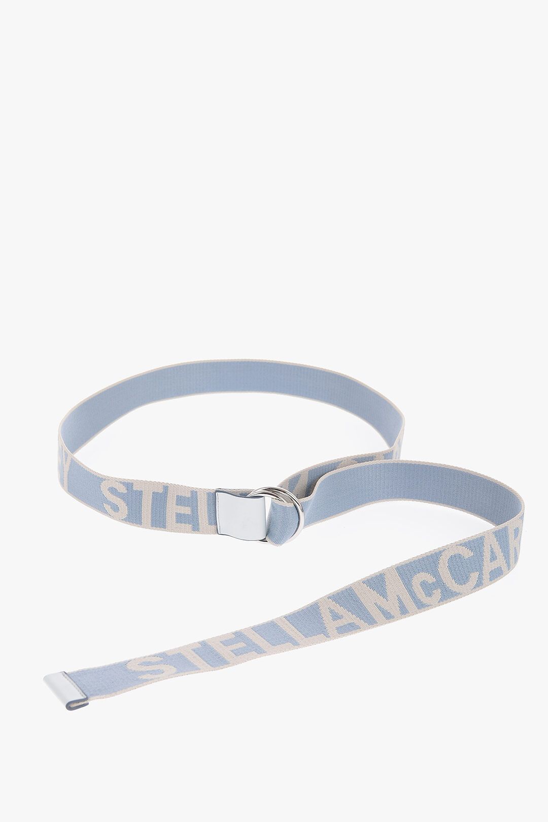 Stella McCartney og1mm0824 Size: L / All-Over Logo Fabric Belt in Light Blue Size ONE SIZE - 2 Thumbnail