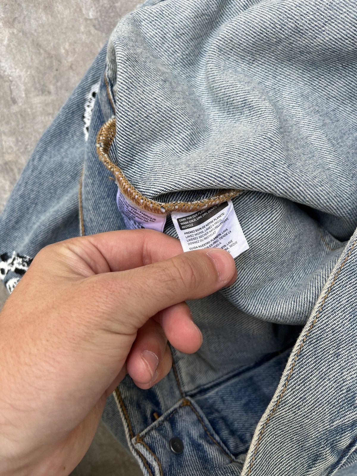 DENIM TEARS × Stussy Stussy x Denim Tears Levis Type 2 Jacket Size US M / EU 48-50 / 2 - 11 Thumbnail