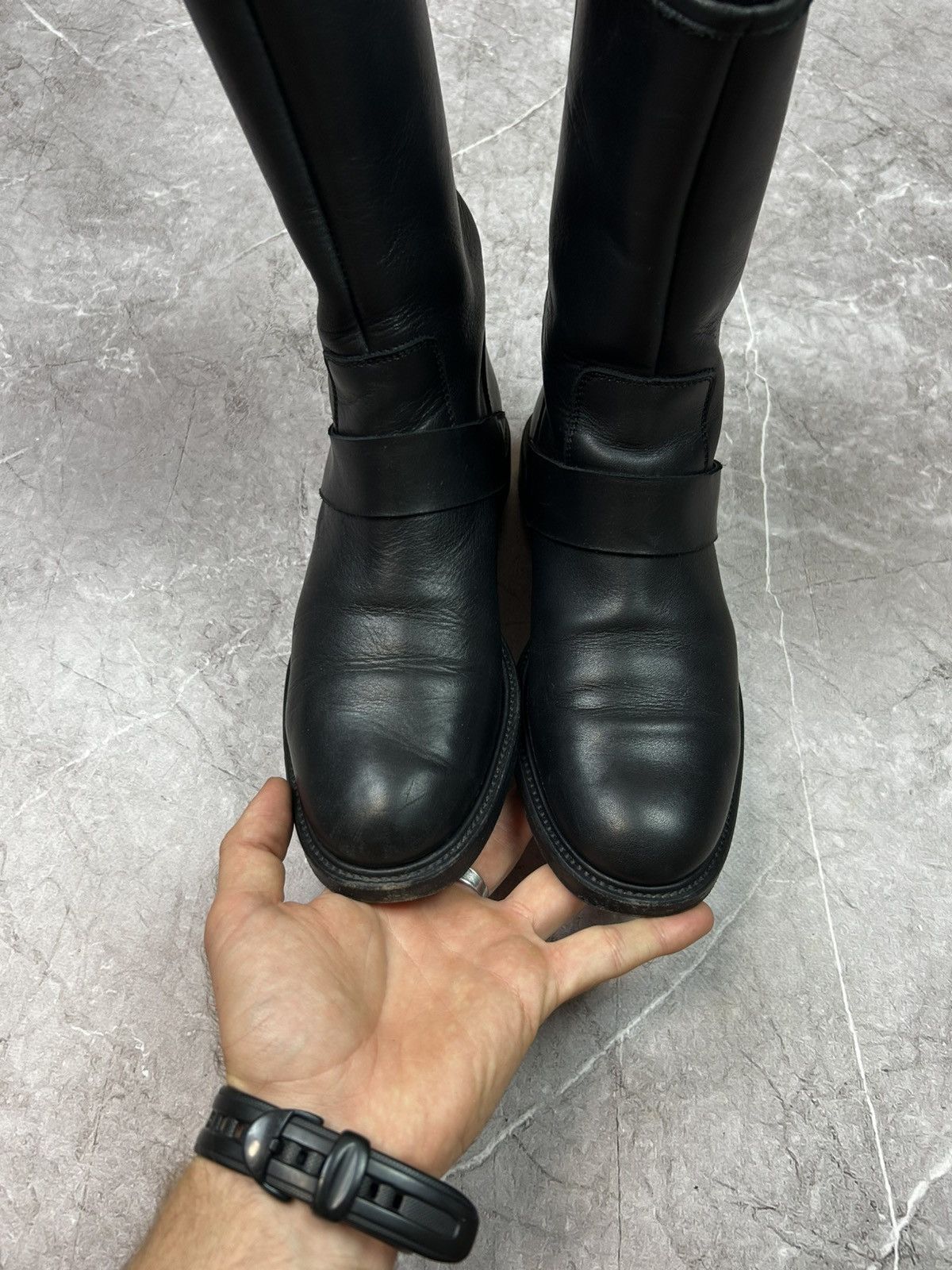 Common Projects COMMON PROJECTS Women's Leather Engineer Boots Size 39. Size US 9 / IT 39 - 8 Thumbnail