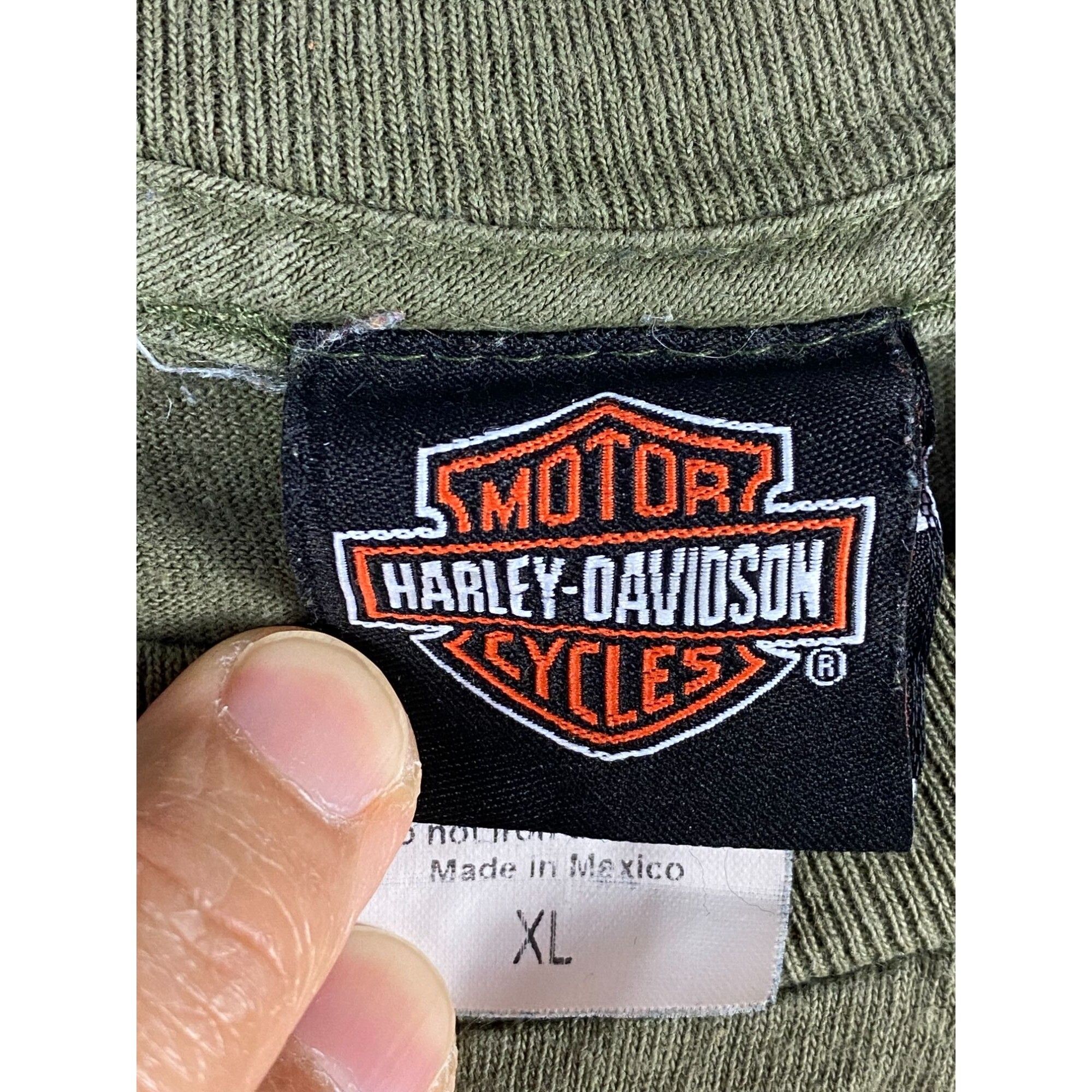 Harley Davidson Vintage Harley Davidson Pearl Harbor Honolulu, Hawaii Tee Sh Size US XL / EU 56 / 4 - 3 Thumbnail
