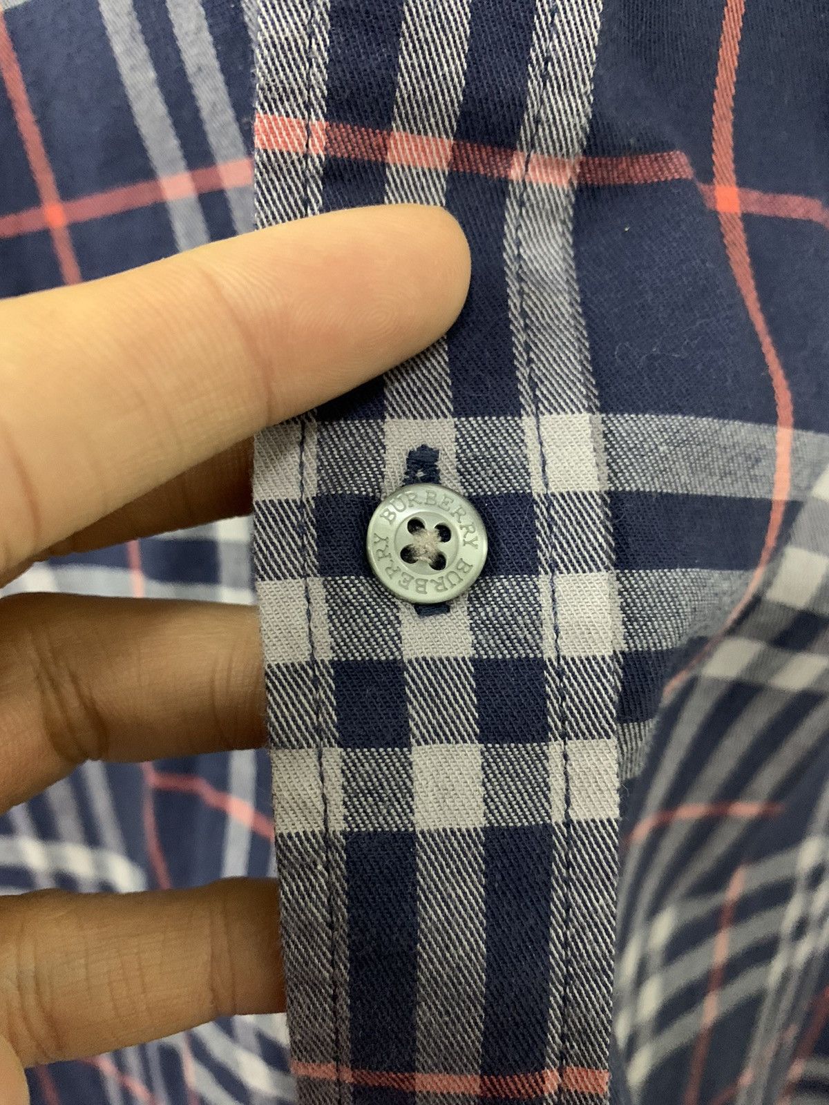 Burberry Burberry Tartan Blue Check Shirt Size US M / EU 48-50 / 2 - 4 Thumbnail
