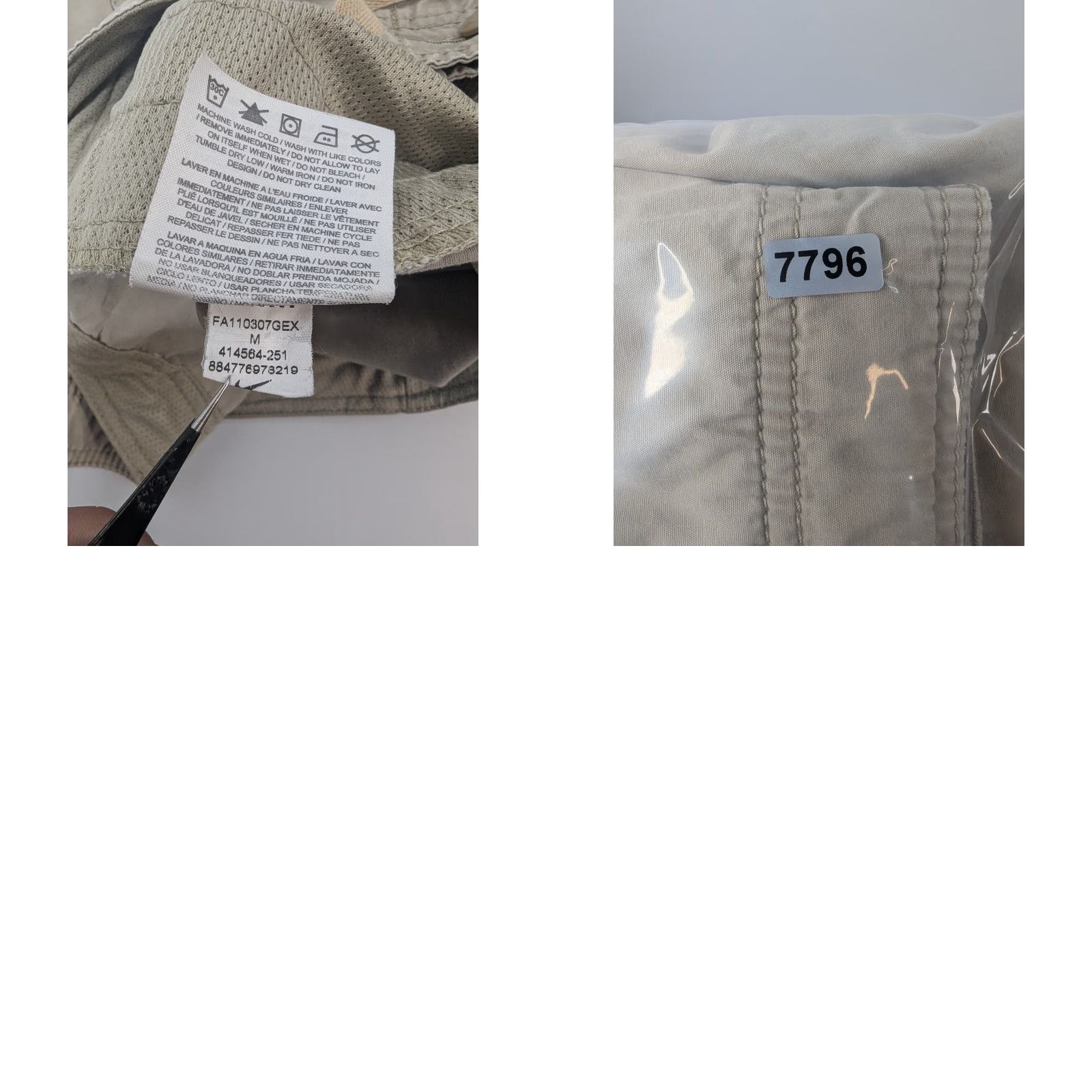 Nike Nike Cargo Shorts Shirt Men Medium Tan Outdoor Twill Cotton Drawstring Pockets Cargo Outdoor Nike Mens M Tan Summer - Size US 31 - 9 Thumbnail