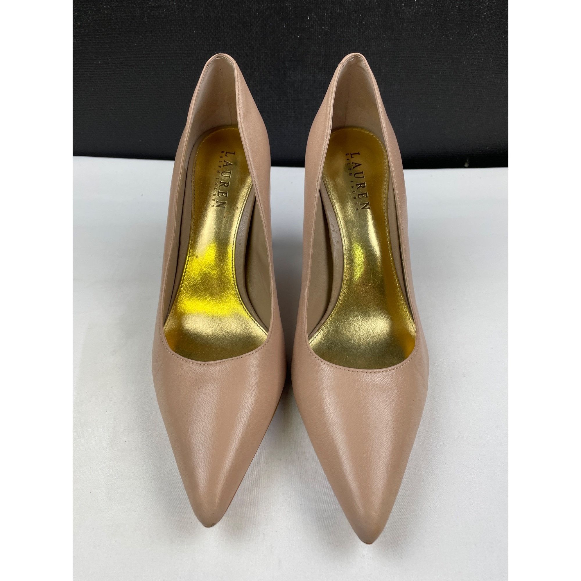 Lauren Ralph Lauren Lauren Ralph Lauren Women s Beige Stilettos Shoes Heels Size Grailed