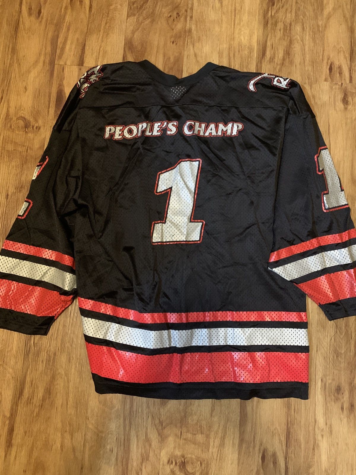 WWF Vintage WWF x The Rock Hockey Jersey Size US L / EU 52-54 / 3 - 2 Thumbnail