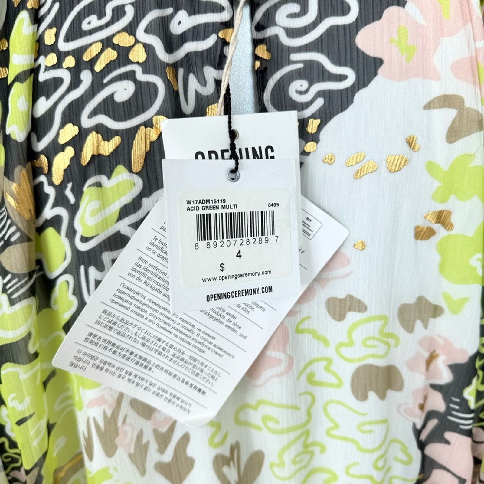 Opening Ceremony NWT! Opening Ceremony Dress, Size 4US, MSRP.744 Size S / US 4 / IT 40 - 5 Thumbnail