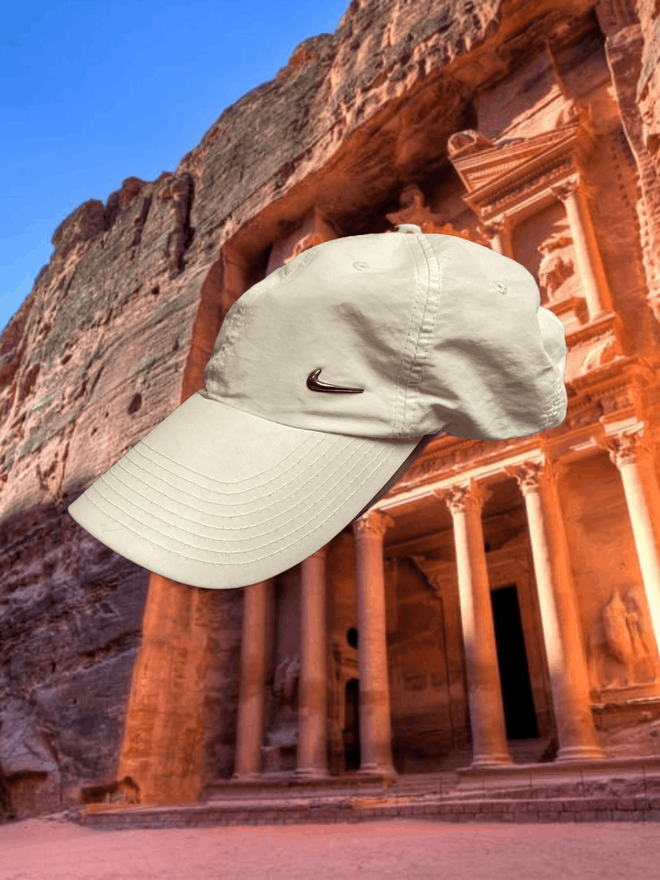 Nike Hats white logo Vintage Nike Cap Y2K streetwear Size ONE SIZE - 1 Thumbnail