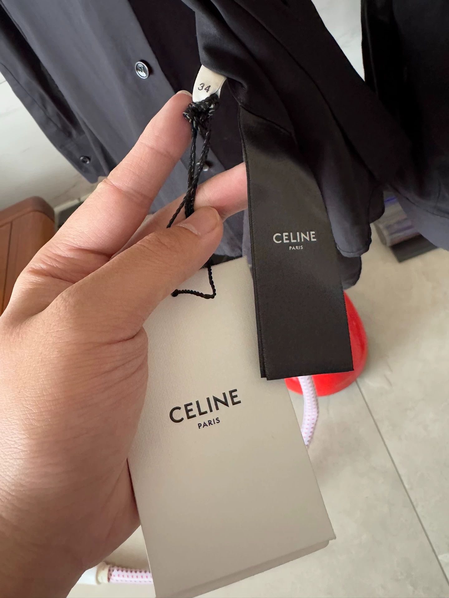 Celine Celine Silk Black Blouse 34 NWT Size XXS / US 00 / IT 34 - 4 Thumbnail