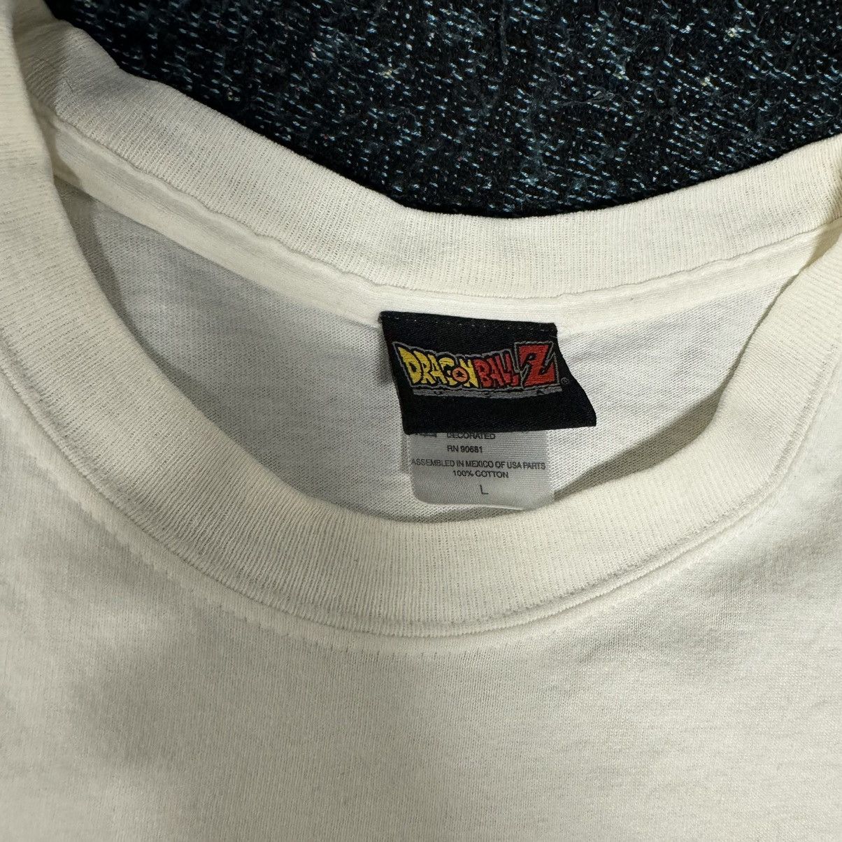 Anime × Japanese Brand × Vintage VINTAGE DRAGON BALL Z SAIYAN TEE WHITE Size US L / EU 52-54 / 3 - 5 Thumbnail
