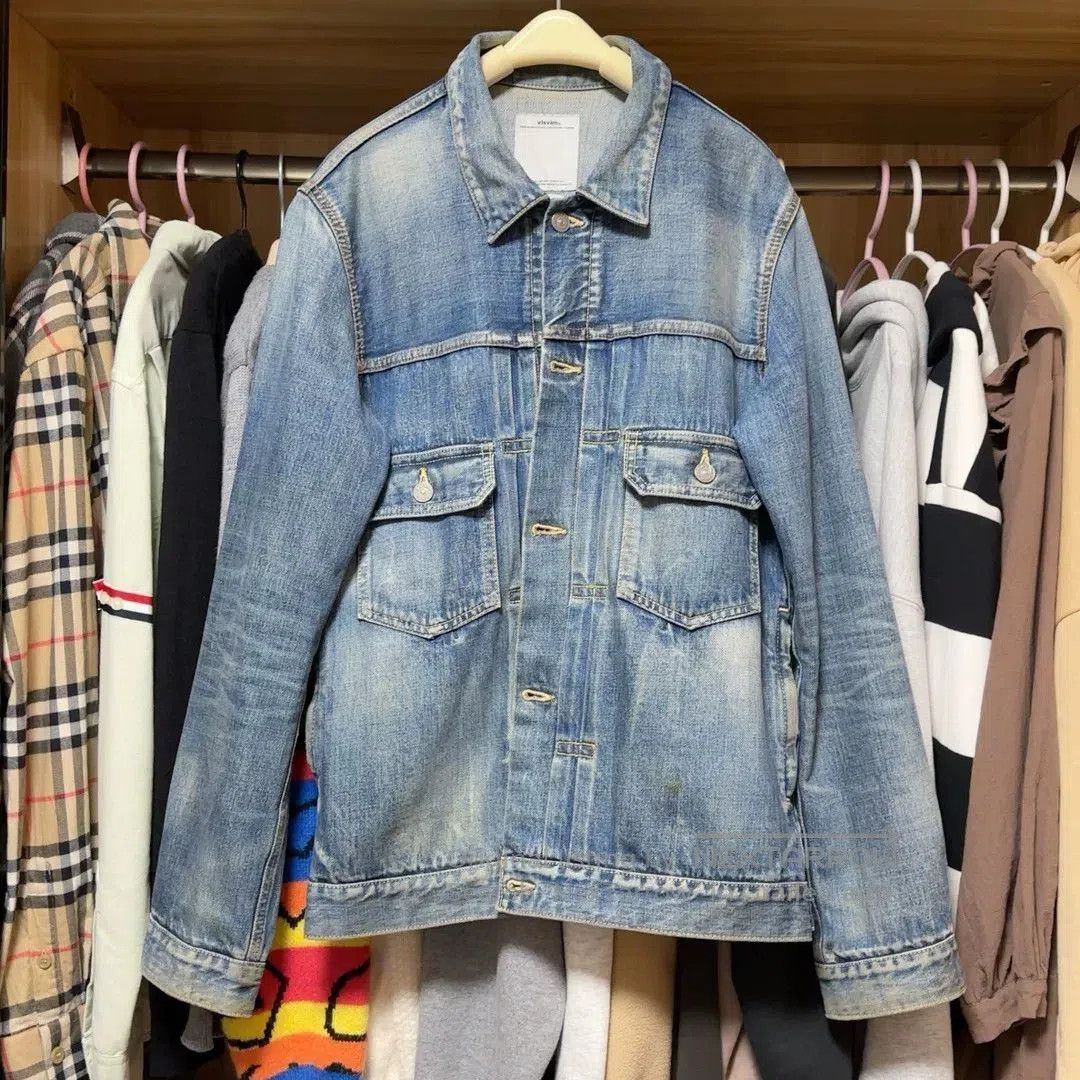 Visvim Visvim Men's Social Sculpture Denim Jacket. Size US L / EU 52-54 / 3 - 1 Thumbnail