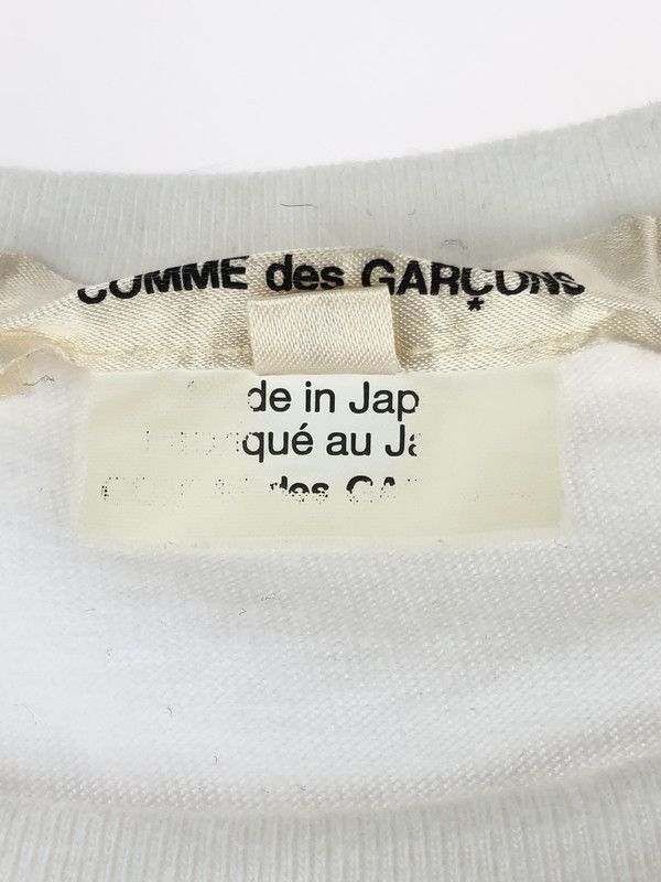 Comme des Garcons Short Sleeve Front Printed Cotton Tshirt White Size US L / EU 52-54 / 3 - 4 Thumbnail