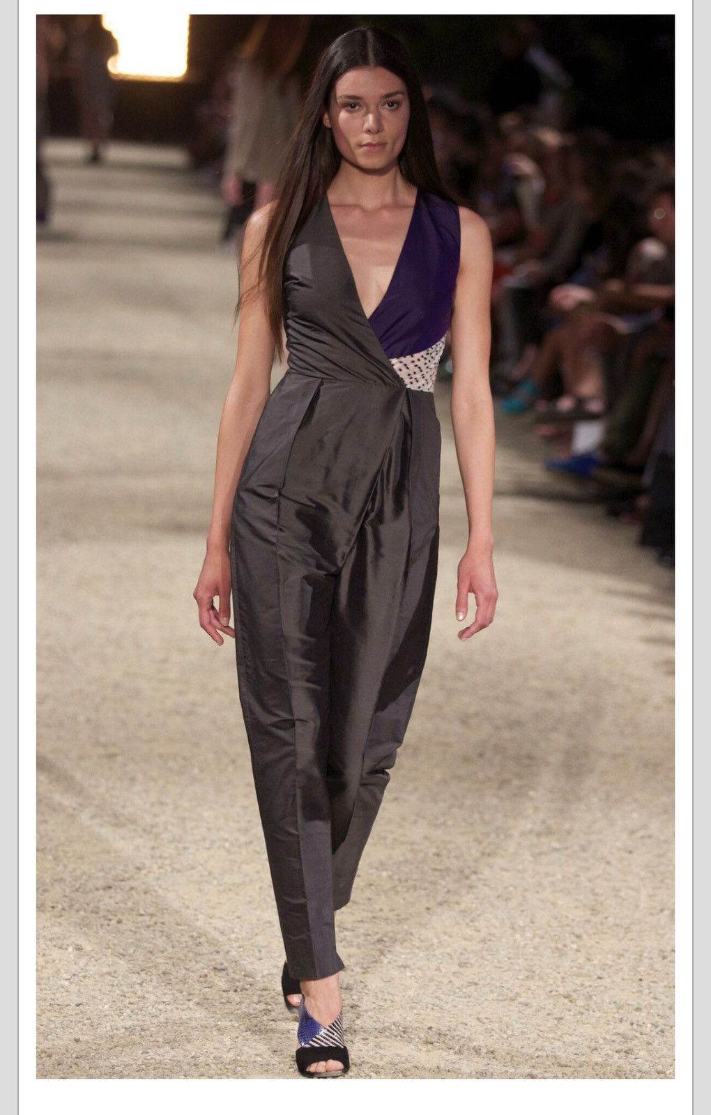 Damir Doma BNWT! Damir Doma ladies silk jumpuit overall size 40 / L Size 27" / US 4 / IT 40 - 1 Thumbnail