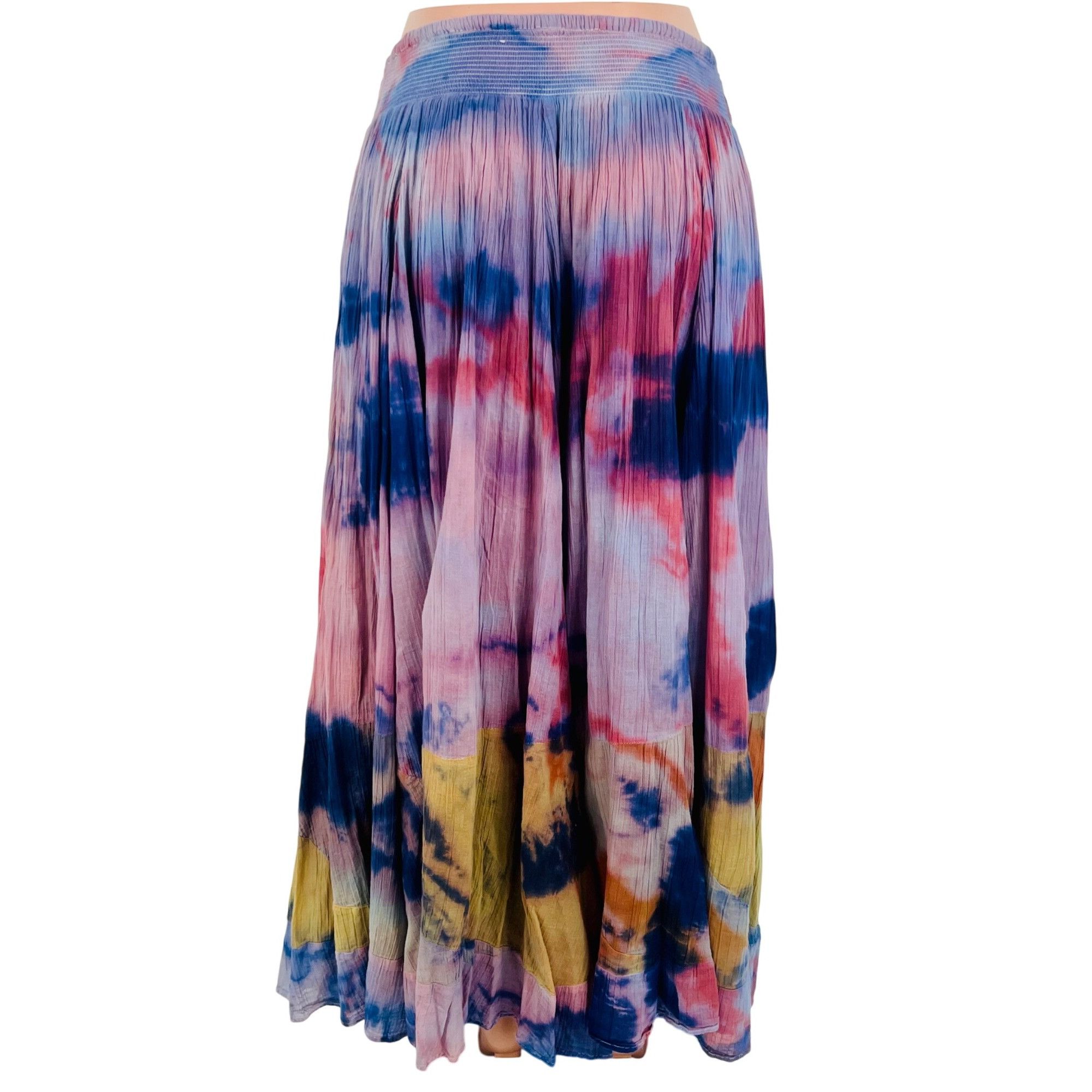 Free People RARE VTG Free People Tie Dye Gauzy Maxi Skirt M | Boho Luxe Size 30" / US 8 / IT 44 - 21 Thumbnail