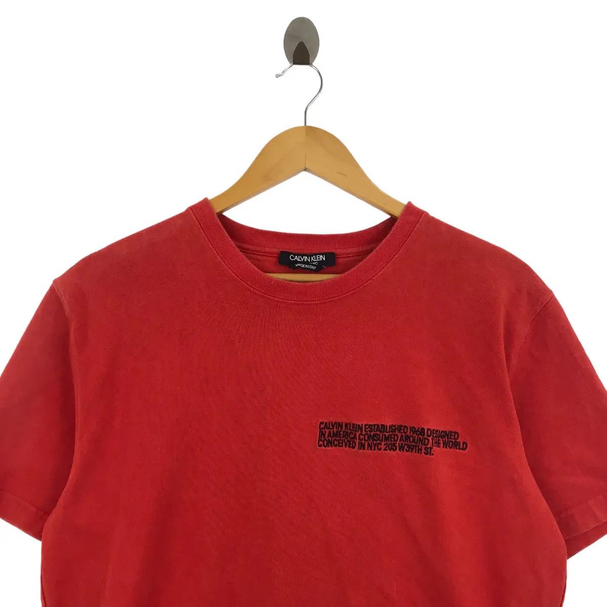 Calvin Klein × Raf Simons RAF SIMONS x Calvin Klein 205W39NYC Logo Baggy Tee Shirt Size US M / EU 48-50 / 2 - 3 Thumbnail