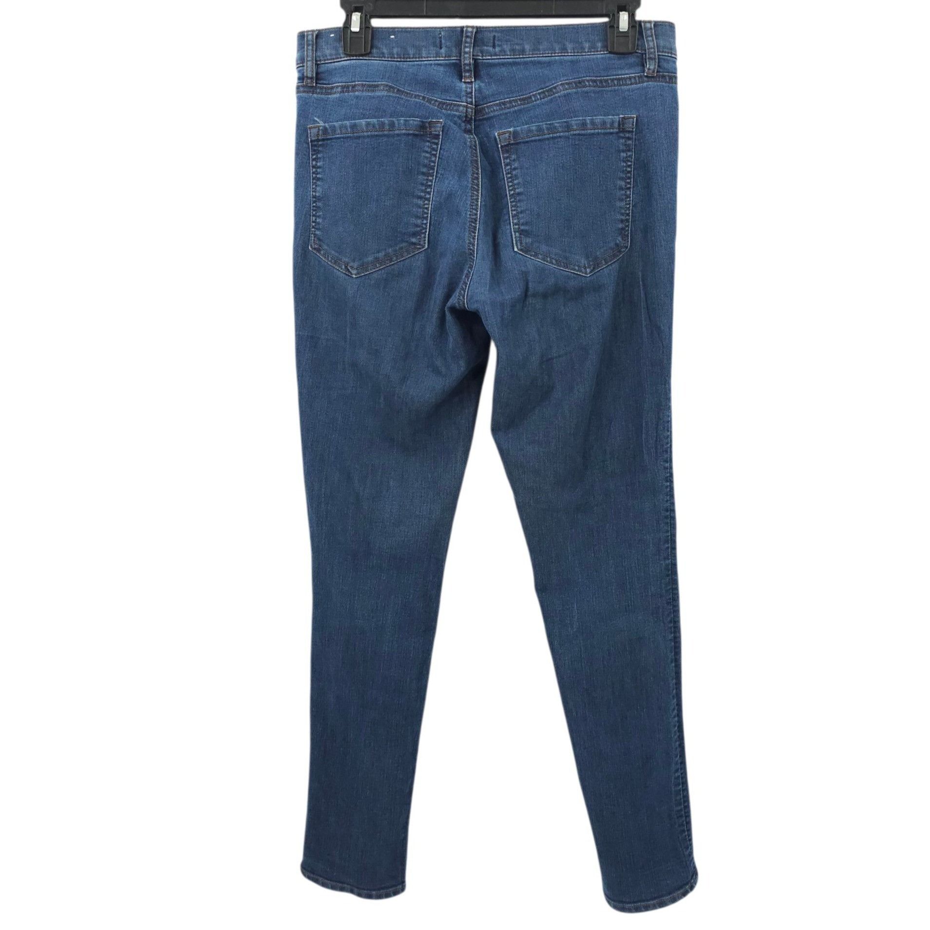 Loft Loft Modern Skinny Jeans Womens Size 28/6 Mid Rise Dark Wash Size 28" / US 6 / IT 42 - 2 Thumbnail