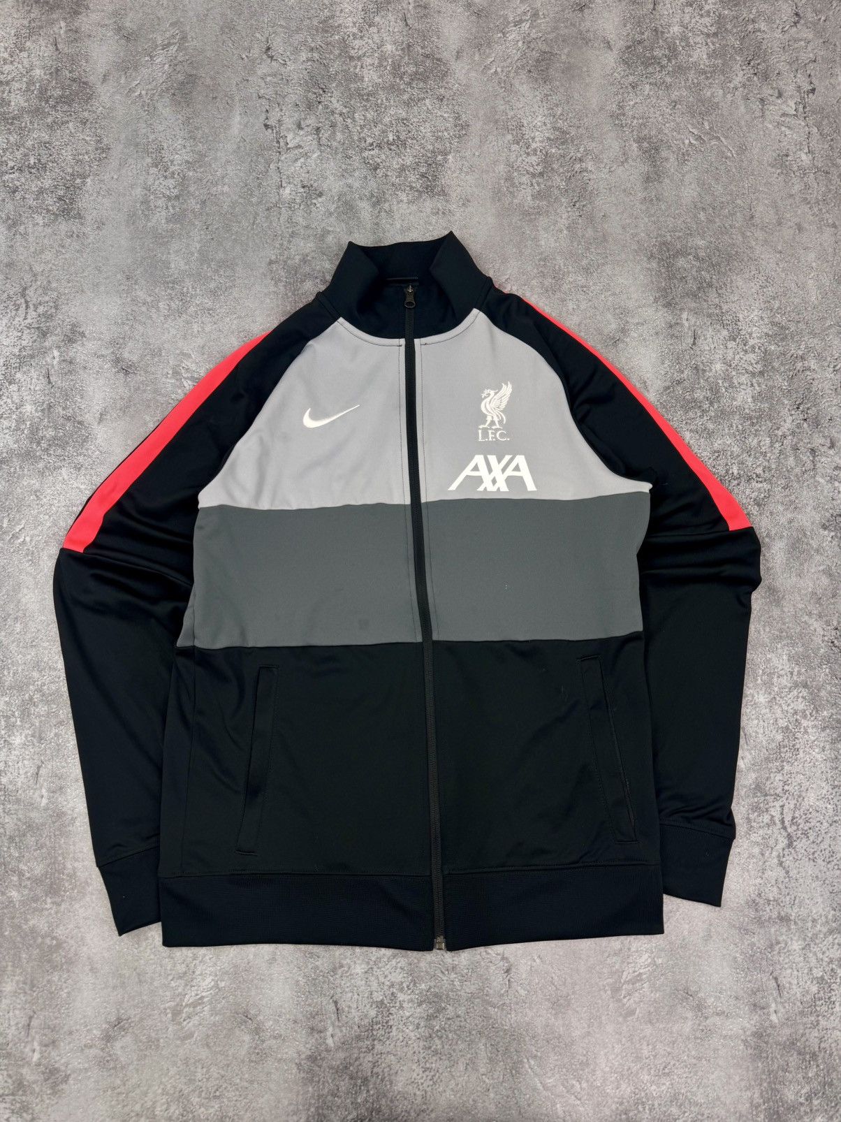 Nike Nike Liverpool FC Dri-Fit Men Track Jacket Black Size M Size US M / EU 48-50 / 2 - 1 Thumbnail