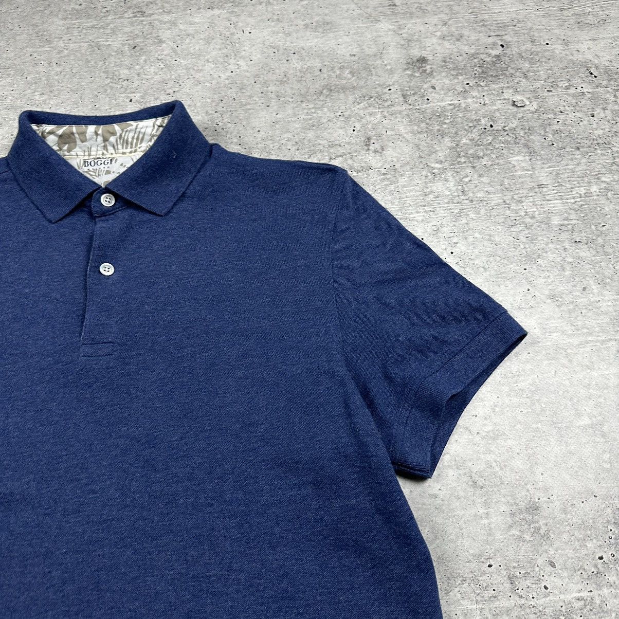 Boggi Boggi Milano Pique Polo Cotton Blue Men’s Size M Size US M / EU 48-50 / 2 - 3 Thumbnail
