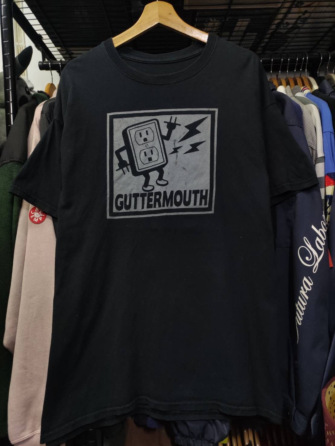 Band Tees Vtg 00's Guttermouth Band " Electric " Punk Rock T-Shirt Size US XL / EU 56 / 4 - 2 Thumbnail