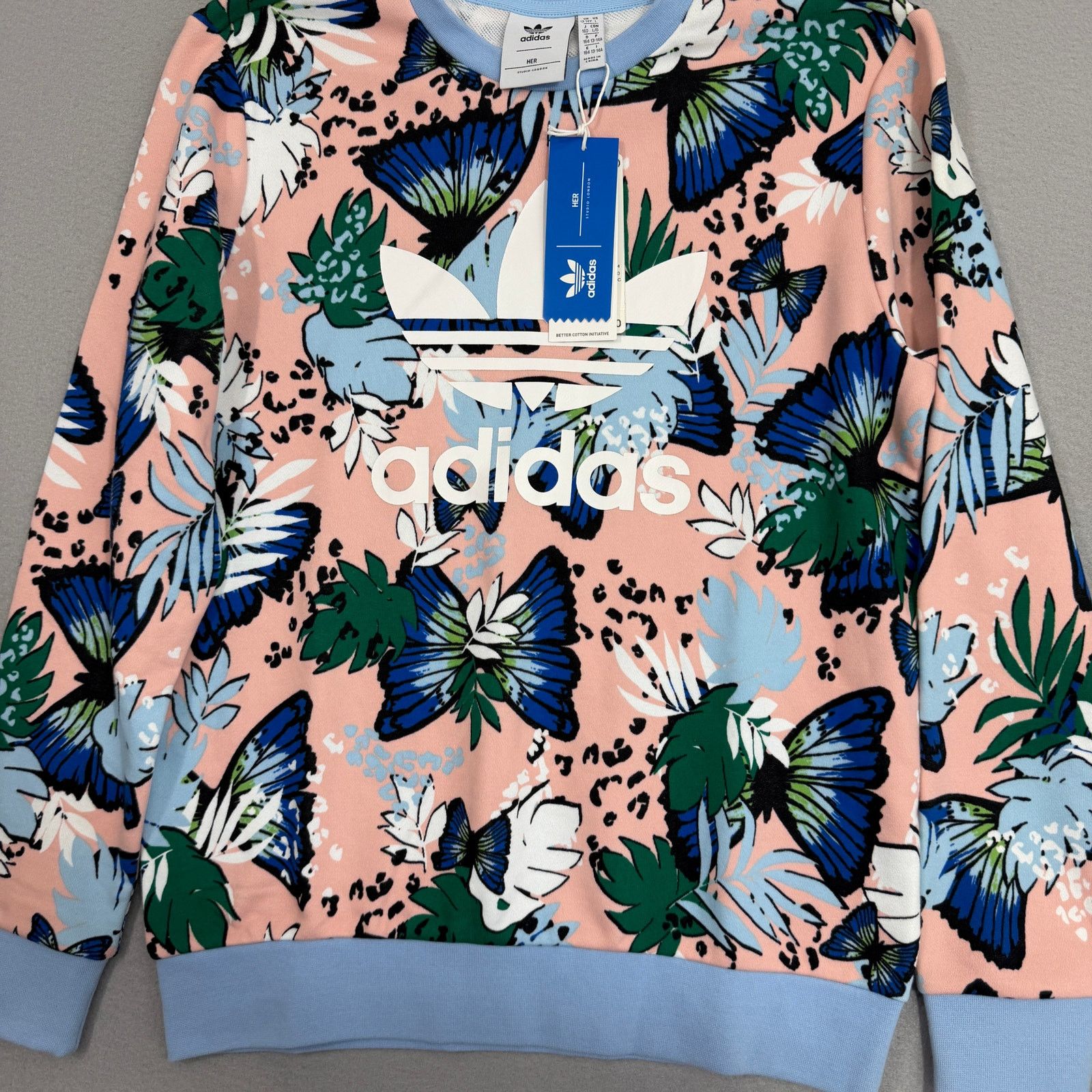 Adidas Adidas Studio London Animal Flower Sweatshirt Girls Large Size L / US 10 / IT 46 - 2 Thumbnail