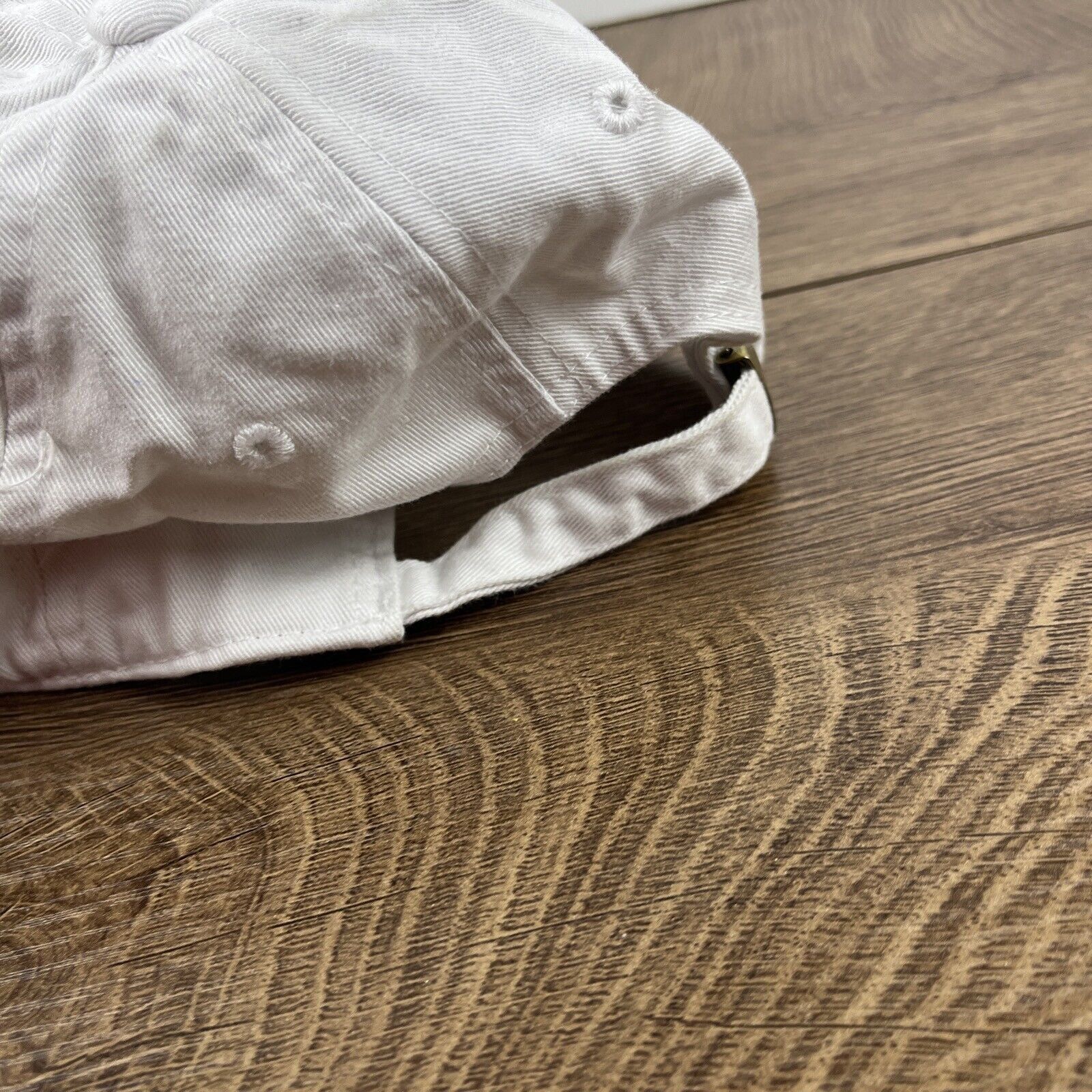 Other Plain White Baseball Hat White Hat Adjustable Adult Size Hat Size ONE SIZE - 9 Thumbnail