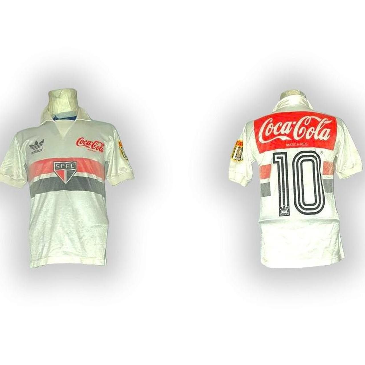 Adidas Fc Sao Paulo Brazil 1988 1989 1990 Home Shirt Jersey Size US S / EU 44-46 / 1 - 1 Thumbnail
