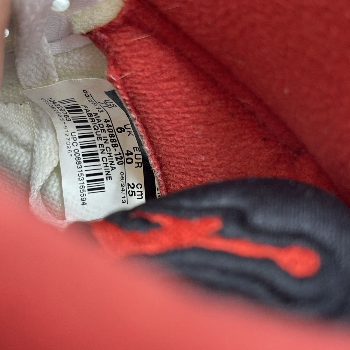 Jordan Brand Air Jordan 5 fire red black tongue Size US 7 / EU 40 - 8 Thumbnail