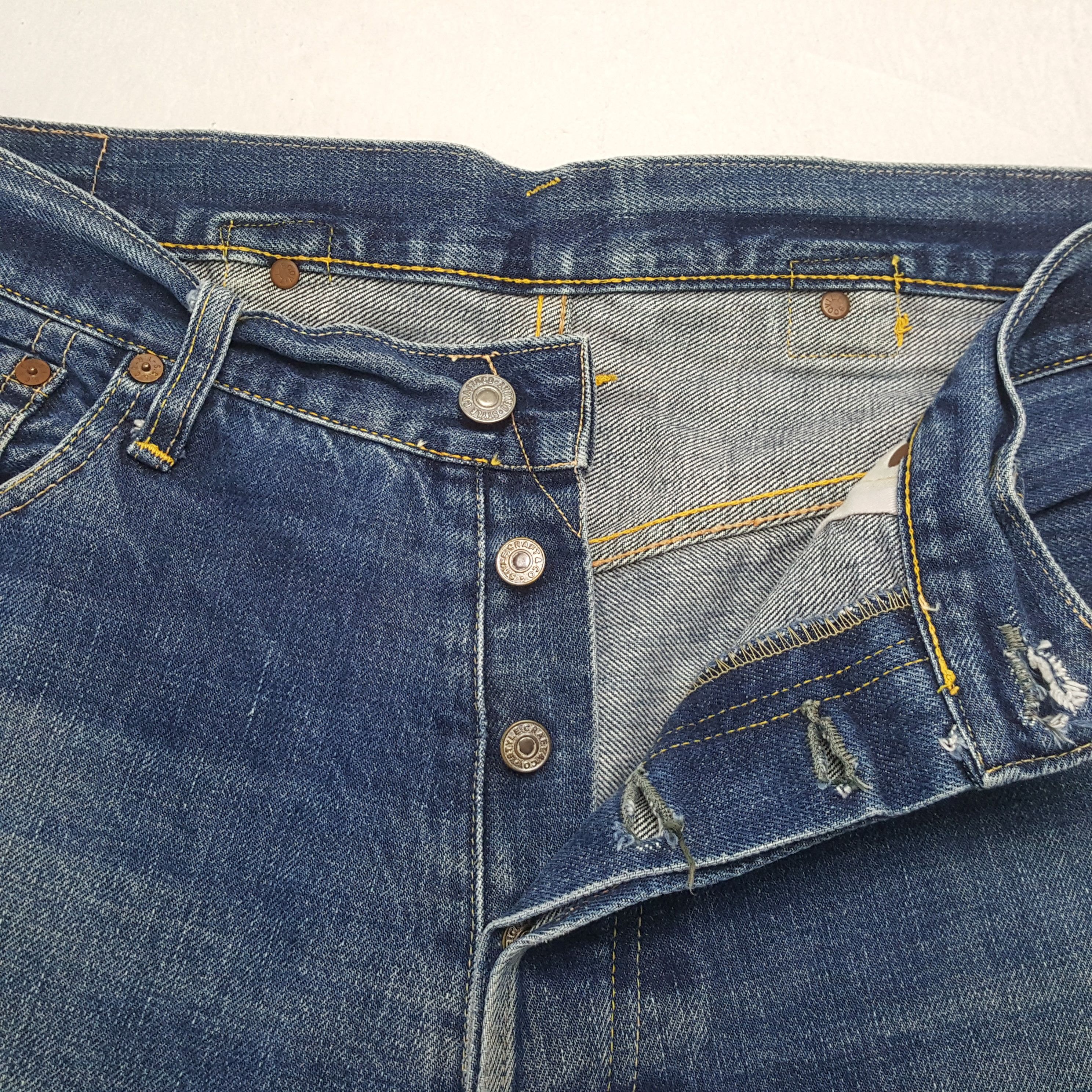 Evisu Evis Japanese Brand Streetwear Custom Daicock Jeans RR23 Size US 34 / EU 50 - 13 Thumbnail