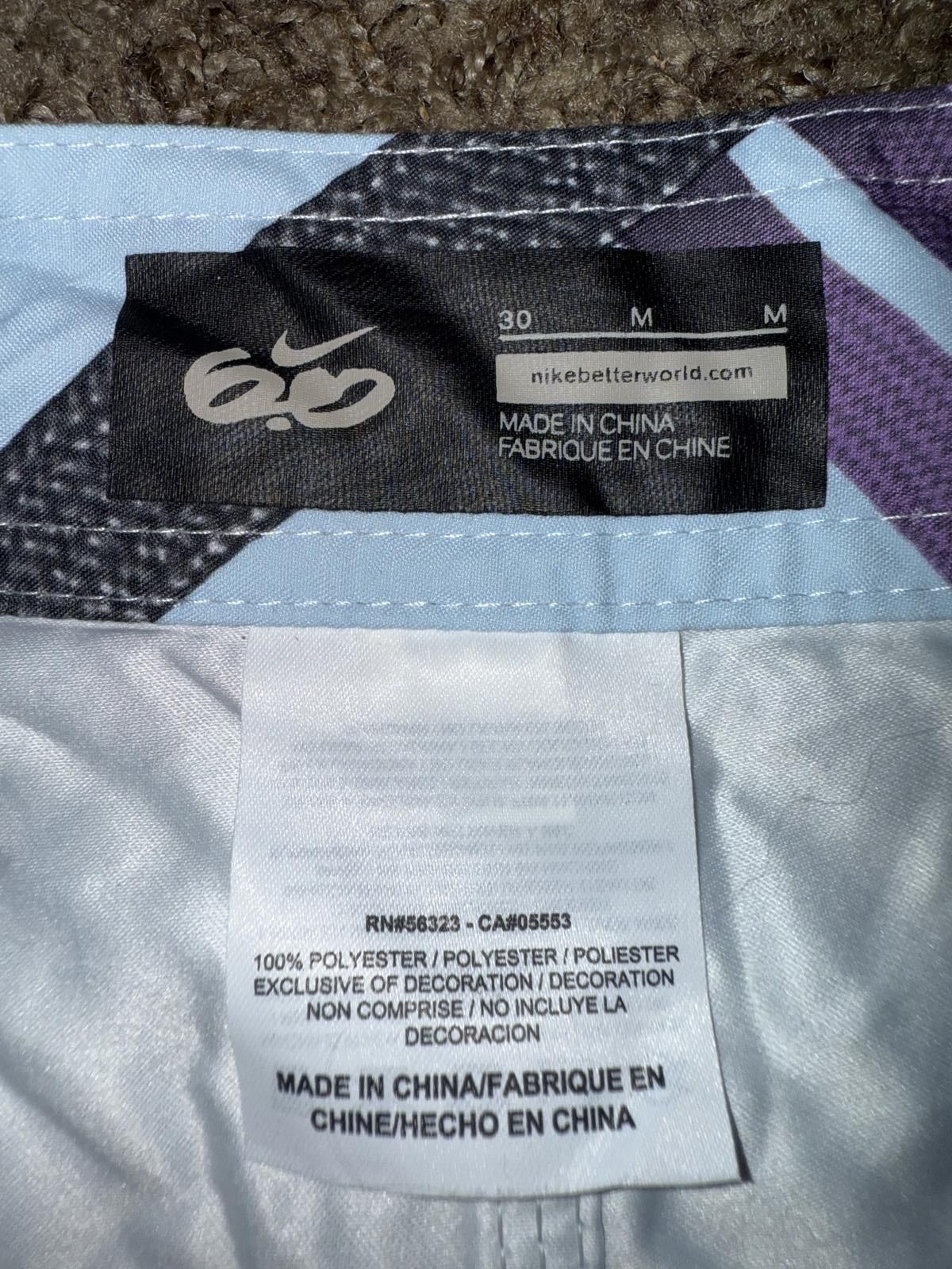 Nike VINTAGE Nike Men’s 6.0 Scout Laces Surf Board Swim Beech Summer Shorts Size US 32 / EU 48 - 7 Thumbnail