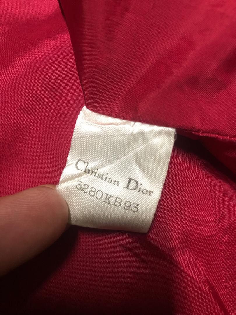 Christian Dior Monsieur Christian Dior PRET-A-PORTER Red Coat Jacket No Collar Size M / US 6-8 / IT 42-44 - 12 Thumbnail