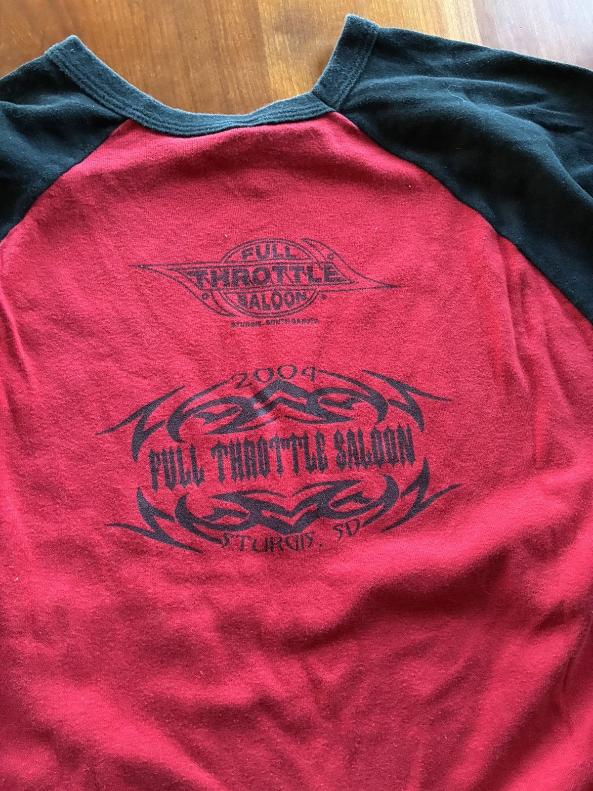Vintage Vintage y2k biker saloon American Apparel shirt Size US XL / EU 56 / 4 - 6 Thumbnail