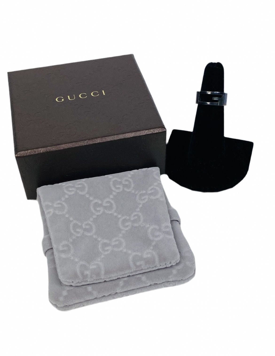 Gucci Gucci .925 Silver G Ring Size IT 10 Size ONE SIZE - 1 Thumbnail