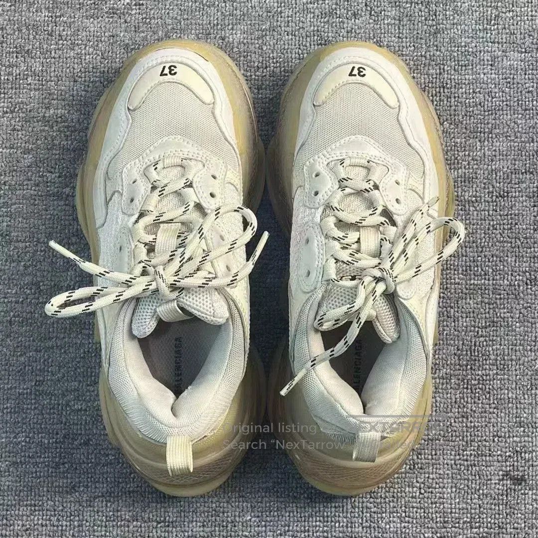 Balenciaga Balenciaga Triple S Beige Sneakers. Size US 6 / IT 36 - 6 Thumbnail