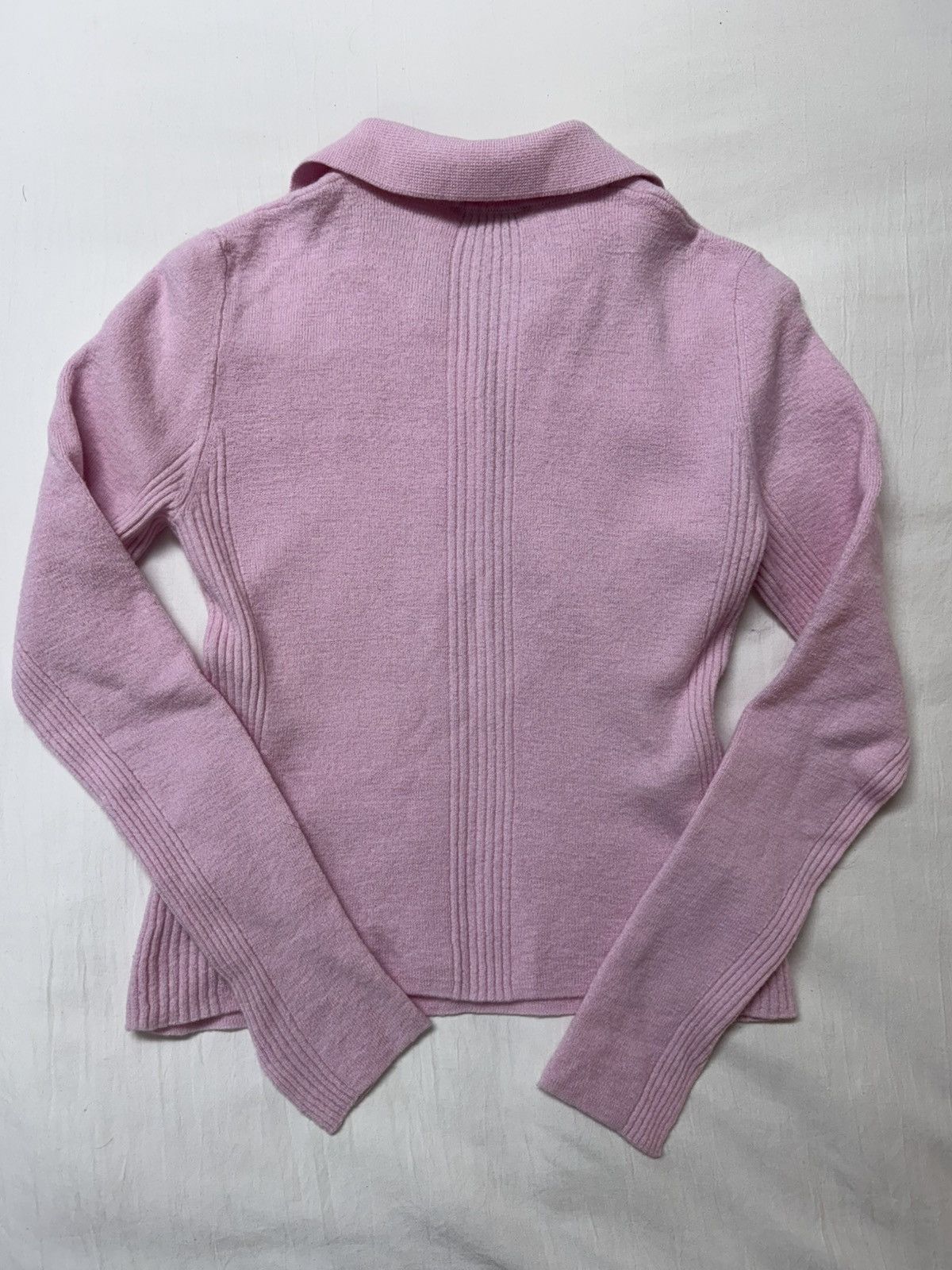 Ganni GANNI Pink Button Placket Polo Size M / US 6-8 / IT 42-44 - 4 Thumbnail