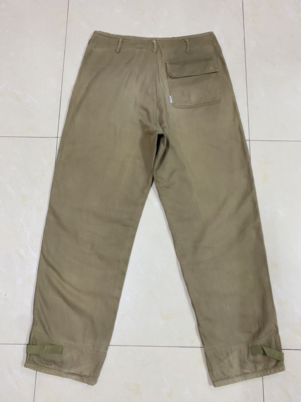 Japanese Brand Orslow Inspired HBT Wide Leg Pants Faded Size US 32 / EU 48 - 2 Thumbnail