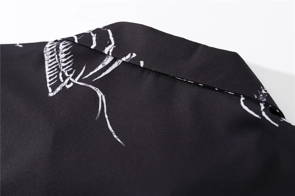 Designer × Japanese Brand Shirt made of thin material with the image of a dark dragon Size US XL / EU 56 / 4 - 3 Thumbnail