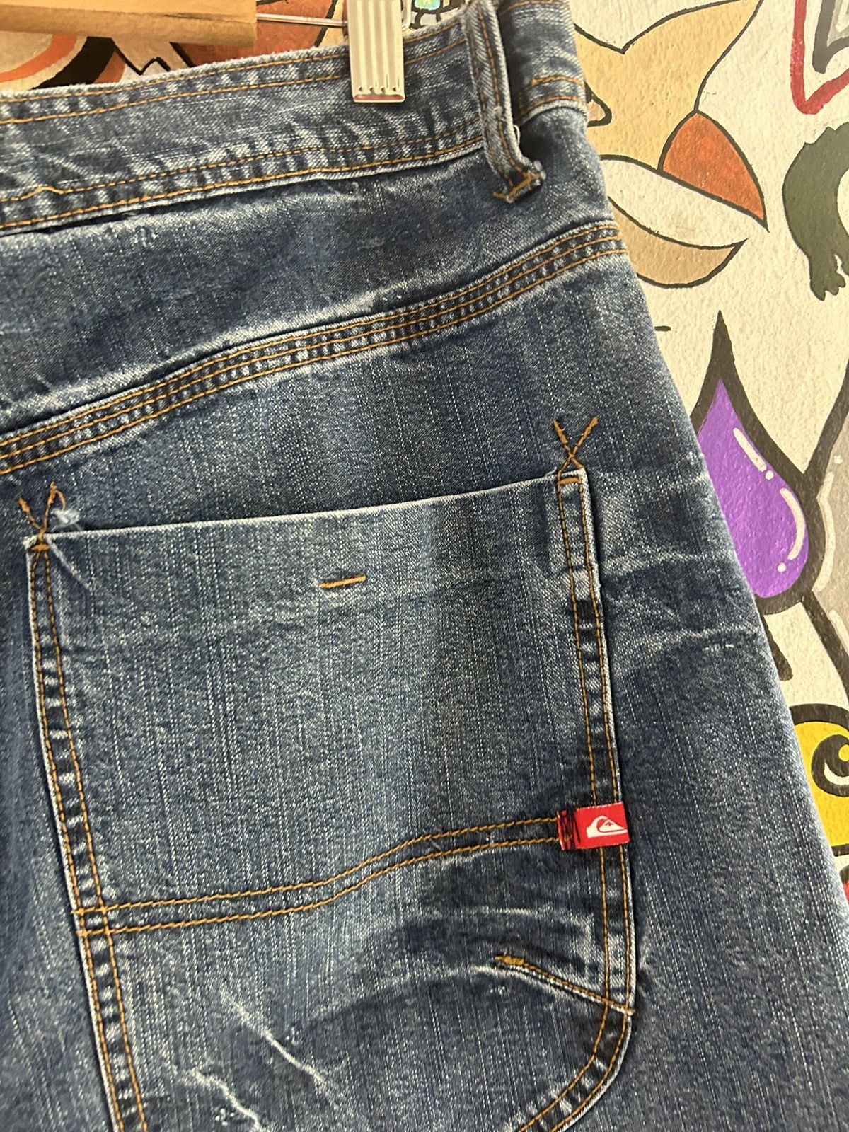 Quiksilver × Vintage 90s Quick silver Adventurer Jorts Size US 36 / EU 52 - 6 Thumbnail