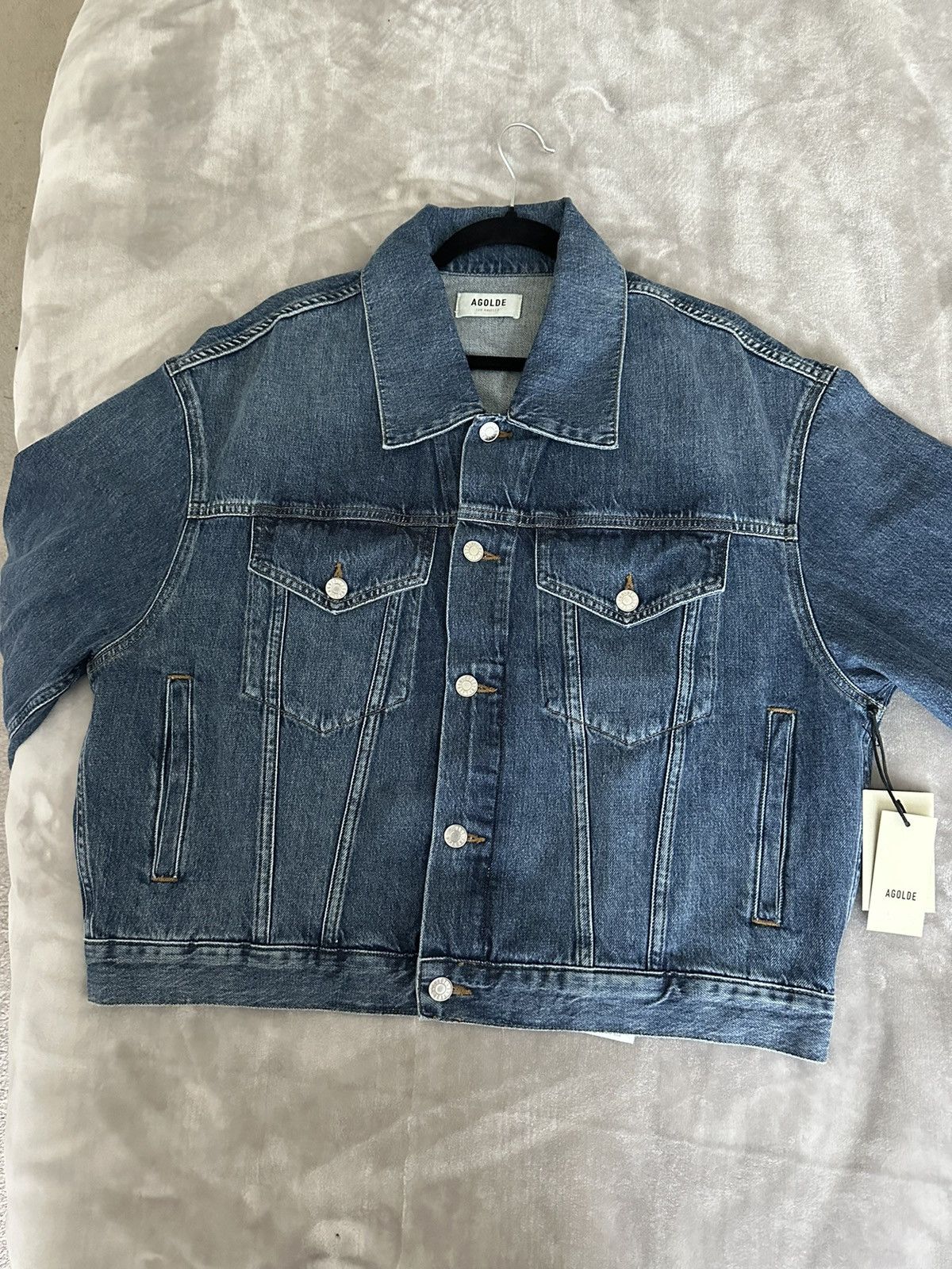Agolde AGOLDE Dorian organic-cotton denim trucker jacket Size US M / EU 48-50 / 2 - 5 Thumbnail
