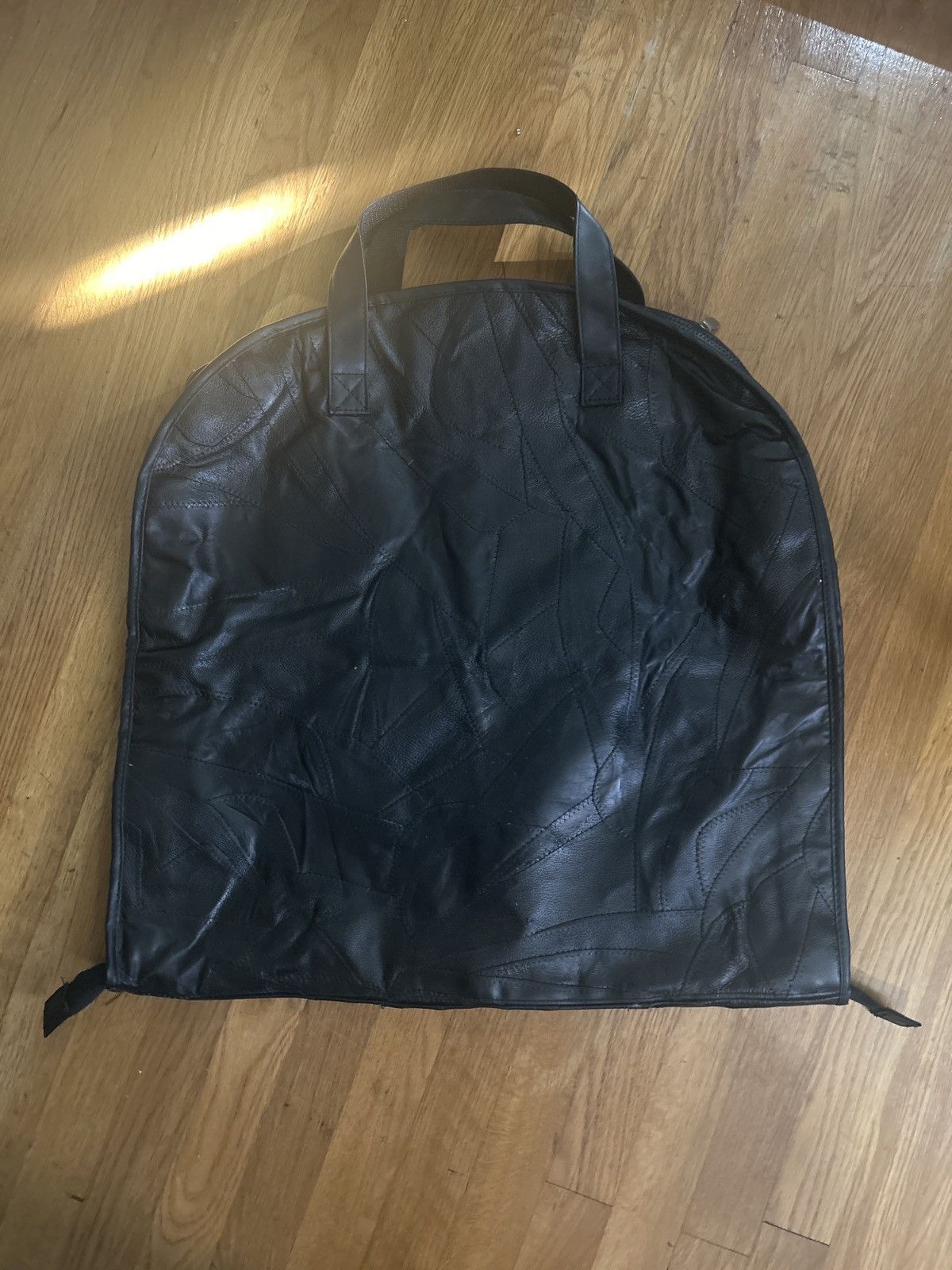 Vintage Black 100% leather Bag Size ONE SIZE - 1 Thumbnail