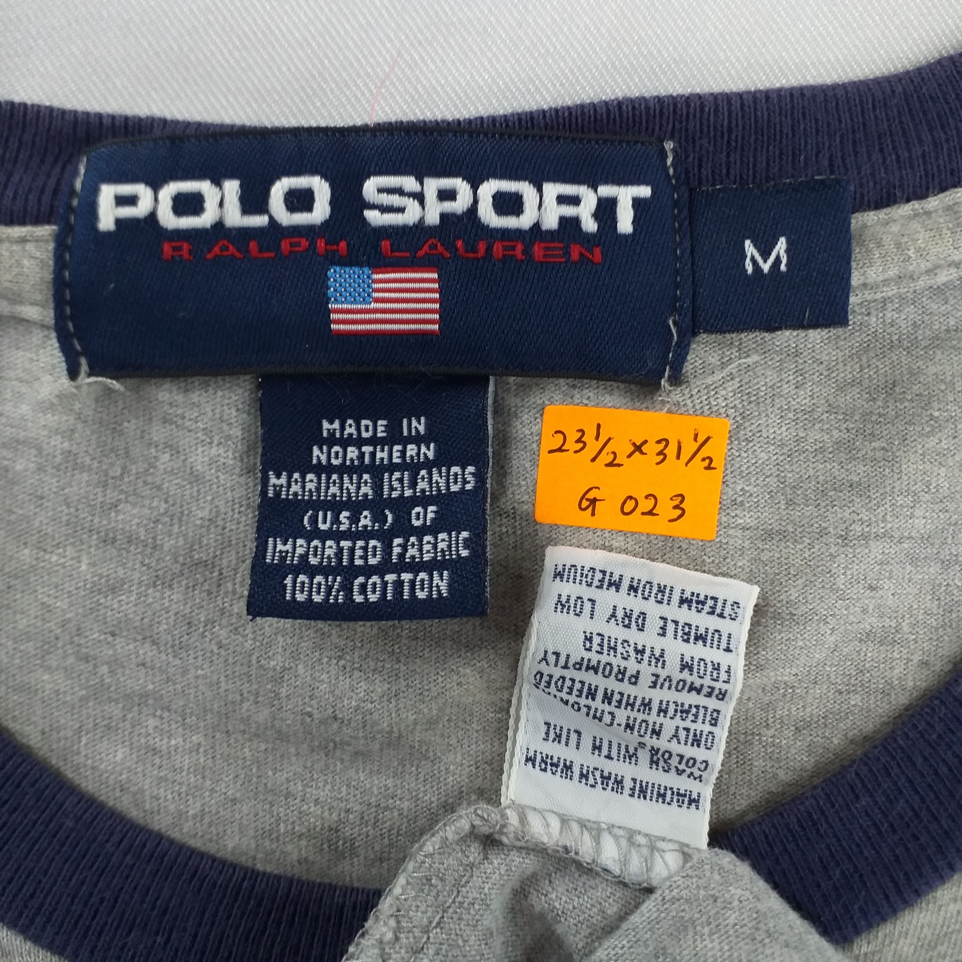 Polo Ralph Lauren Polo Sport Spell Out Embroidery T Shirt X Large -G023 Size US XL / EU 56 / 4 - 3 Thumbnail